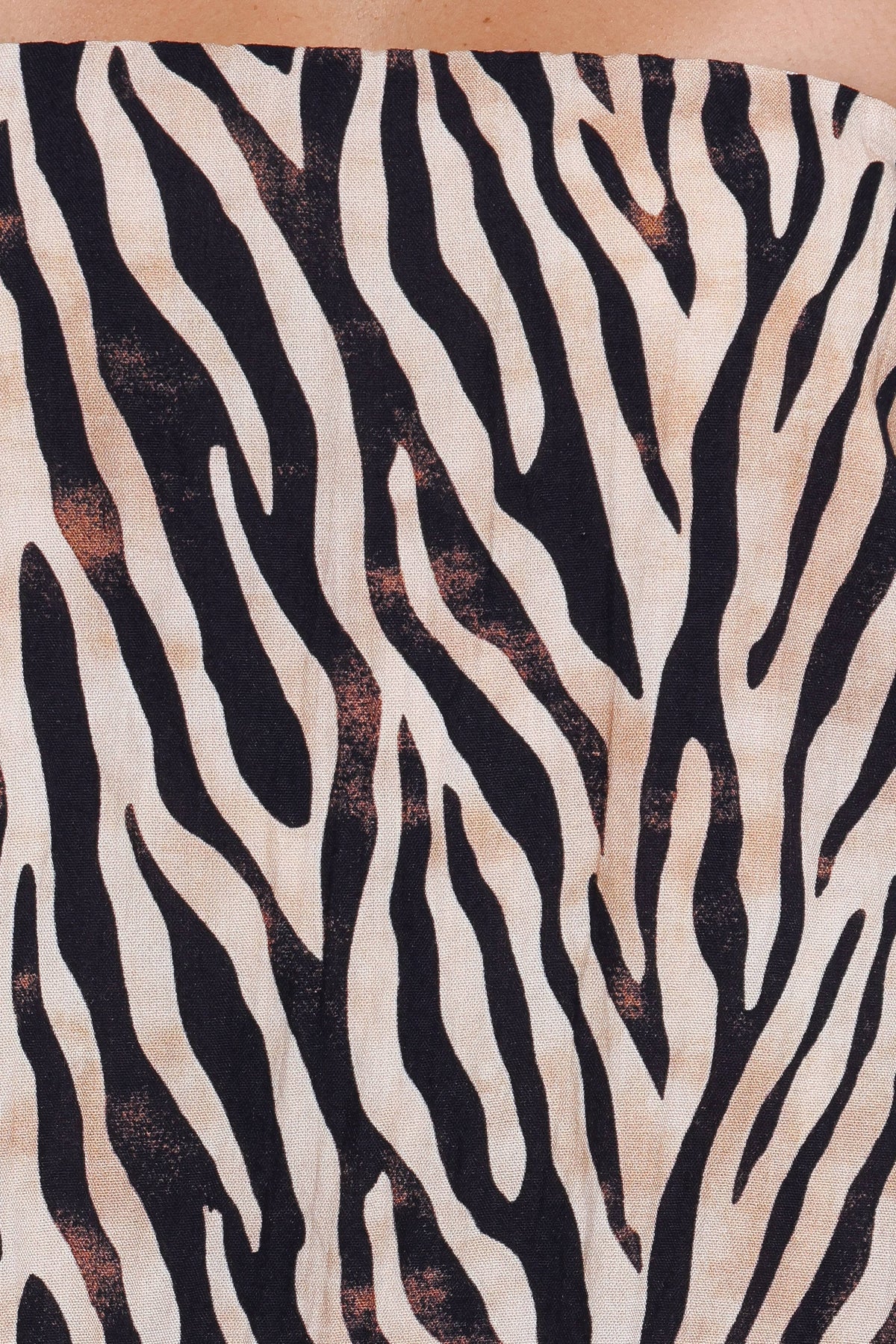 Agnes Skirt Set in Brown Zebra – view 6 of 6