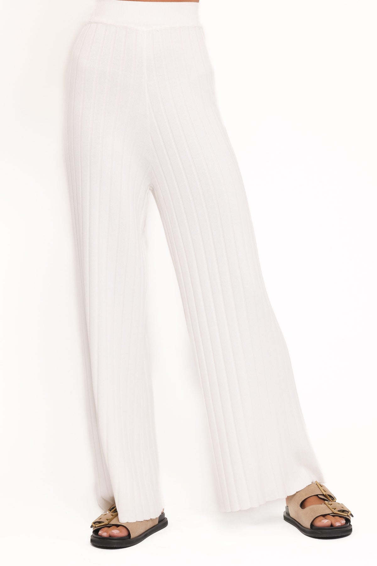 Alix Ribbed Knit Set in Cream – view 6 of 7