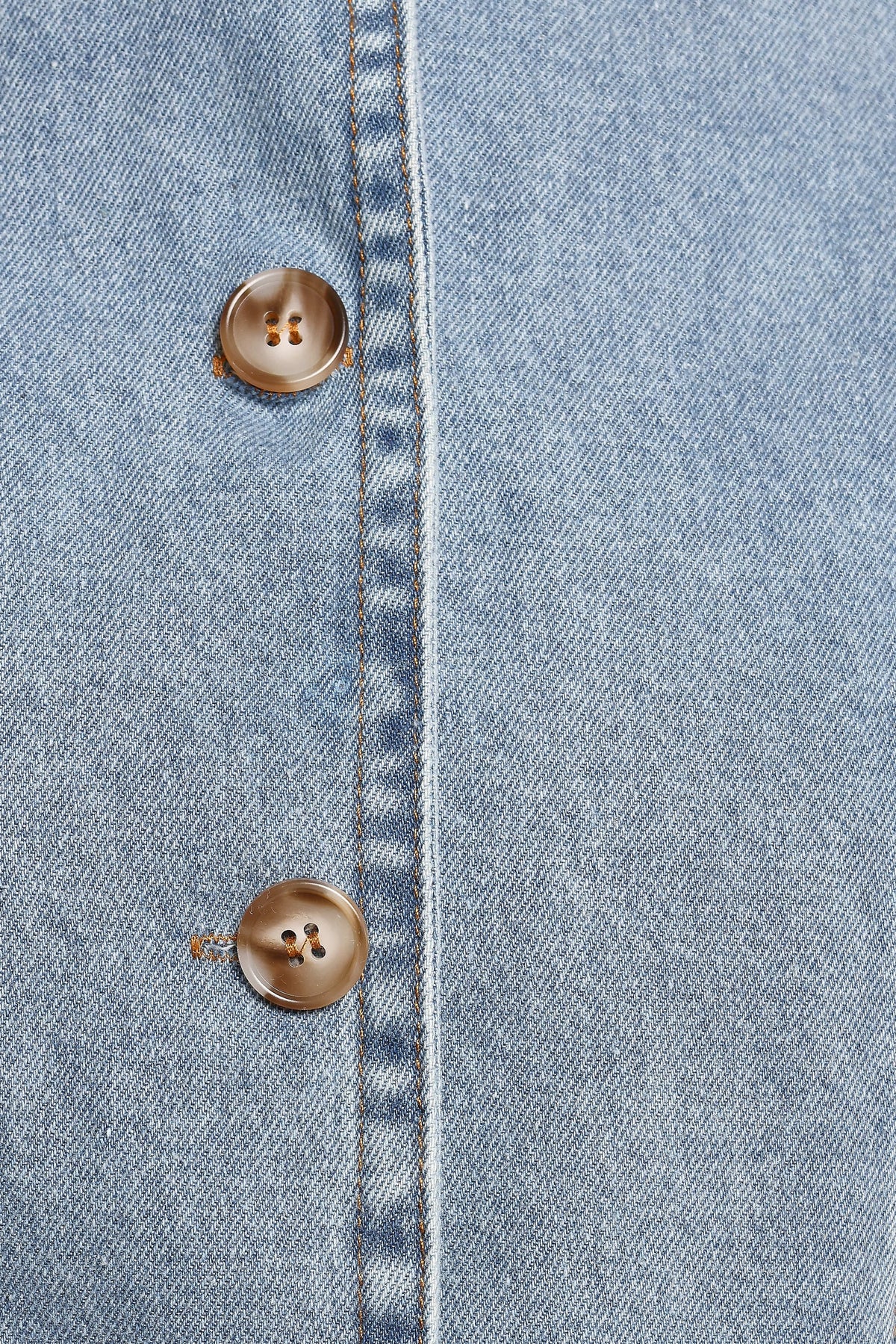 Almana Denim Short Set in Medium Blue – view 7 of 7