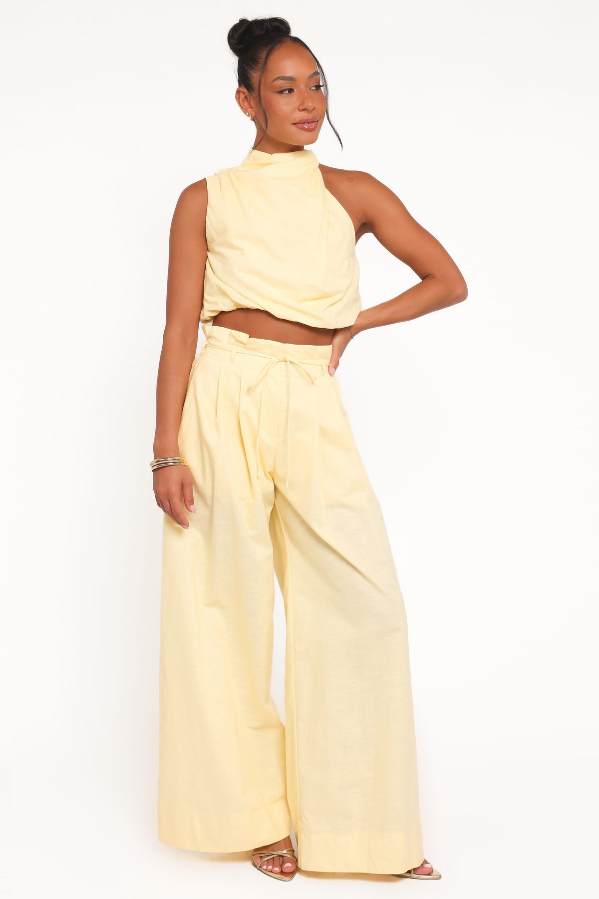 Althea Pant Set in Yellow – view 1 of 6