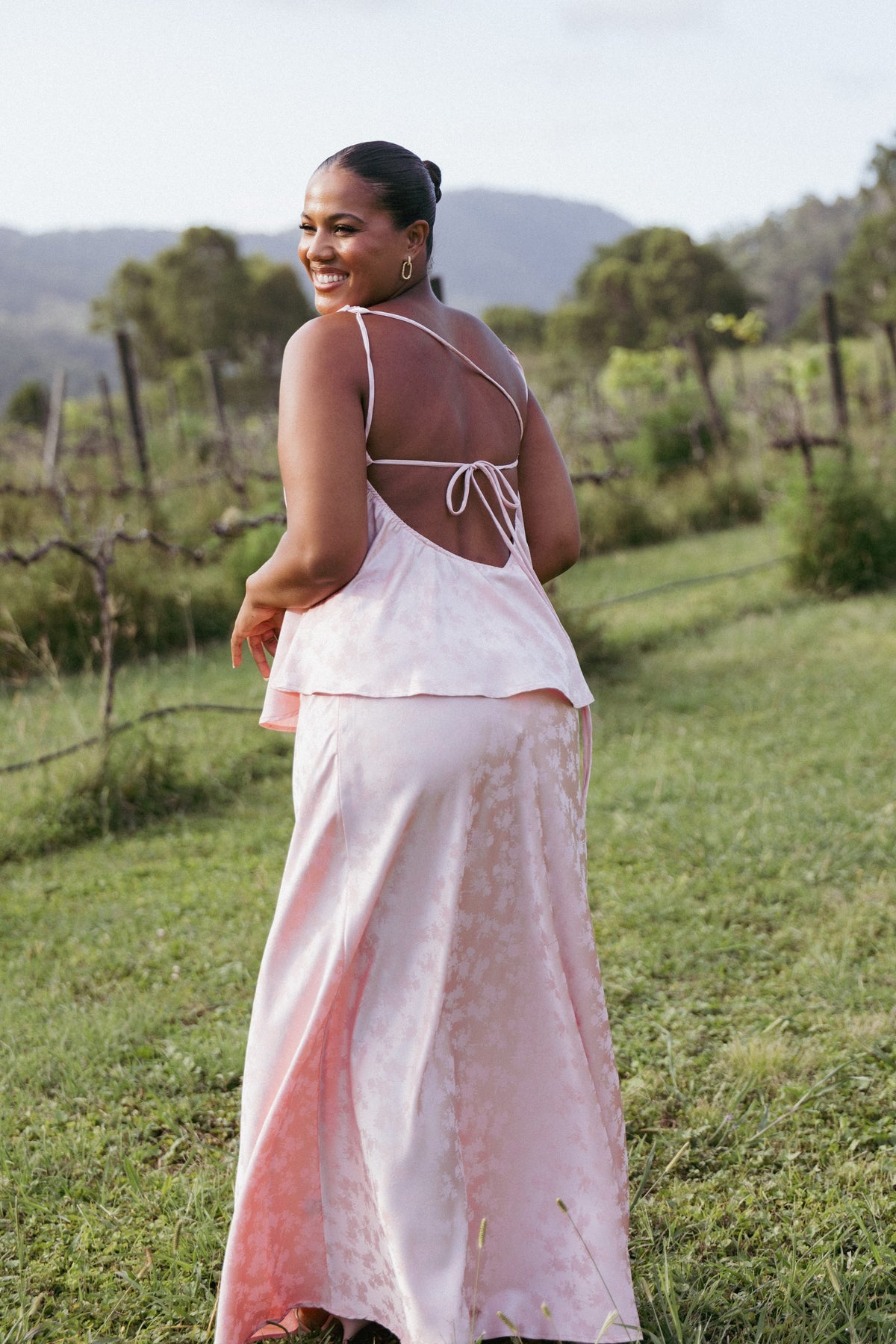 Alysa Skirt Set in Blush – view 9 of 9