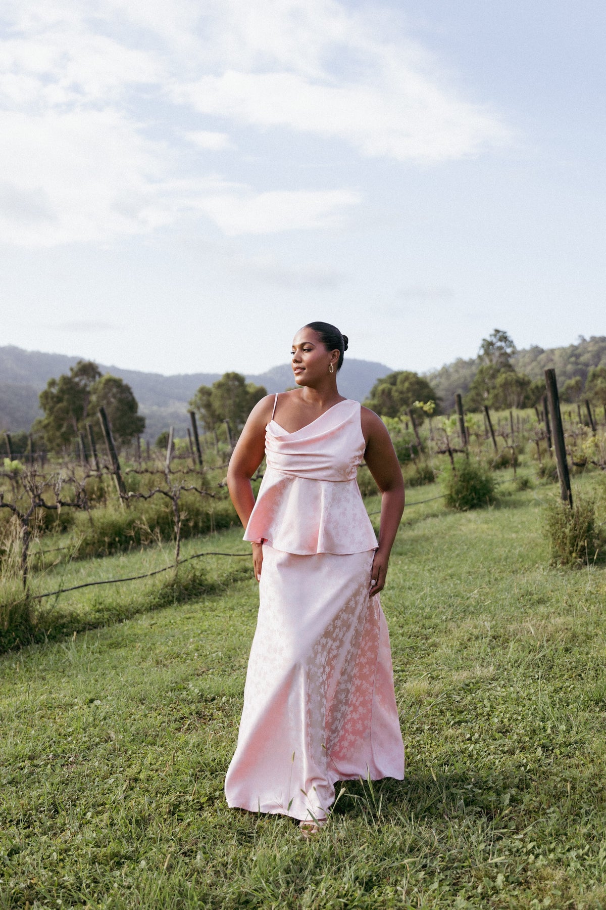 Alysa Skirt Set in Blush – view 1 of 9