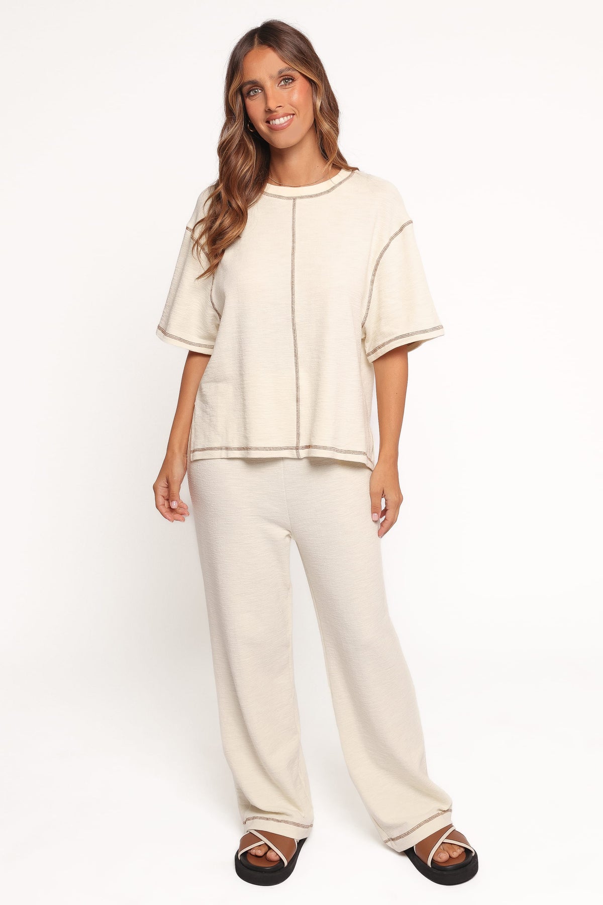 Angler Knit Set in Cream – view 1 of 7