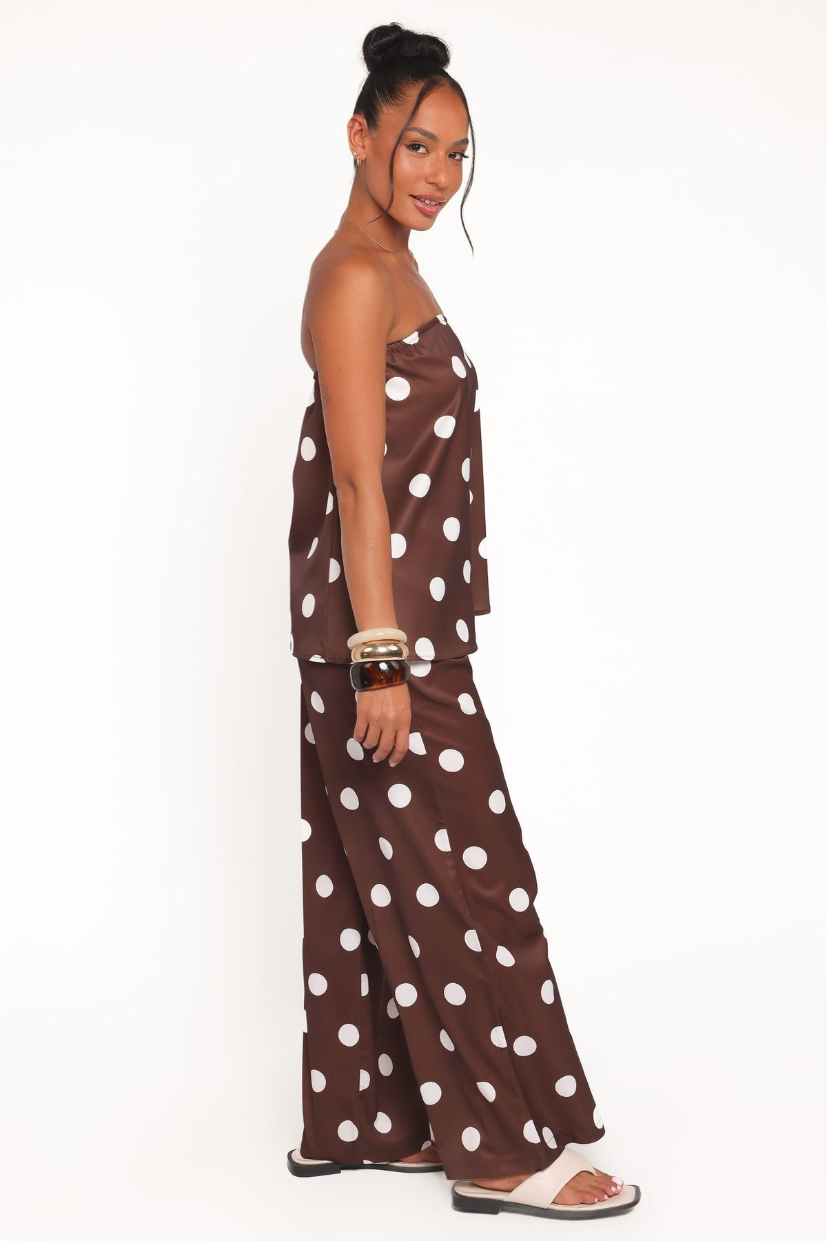 Brielle Polka Dot Set in Brown Polka Dot – view 4 of 7