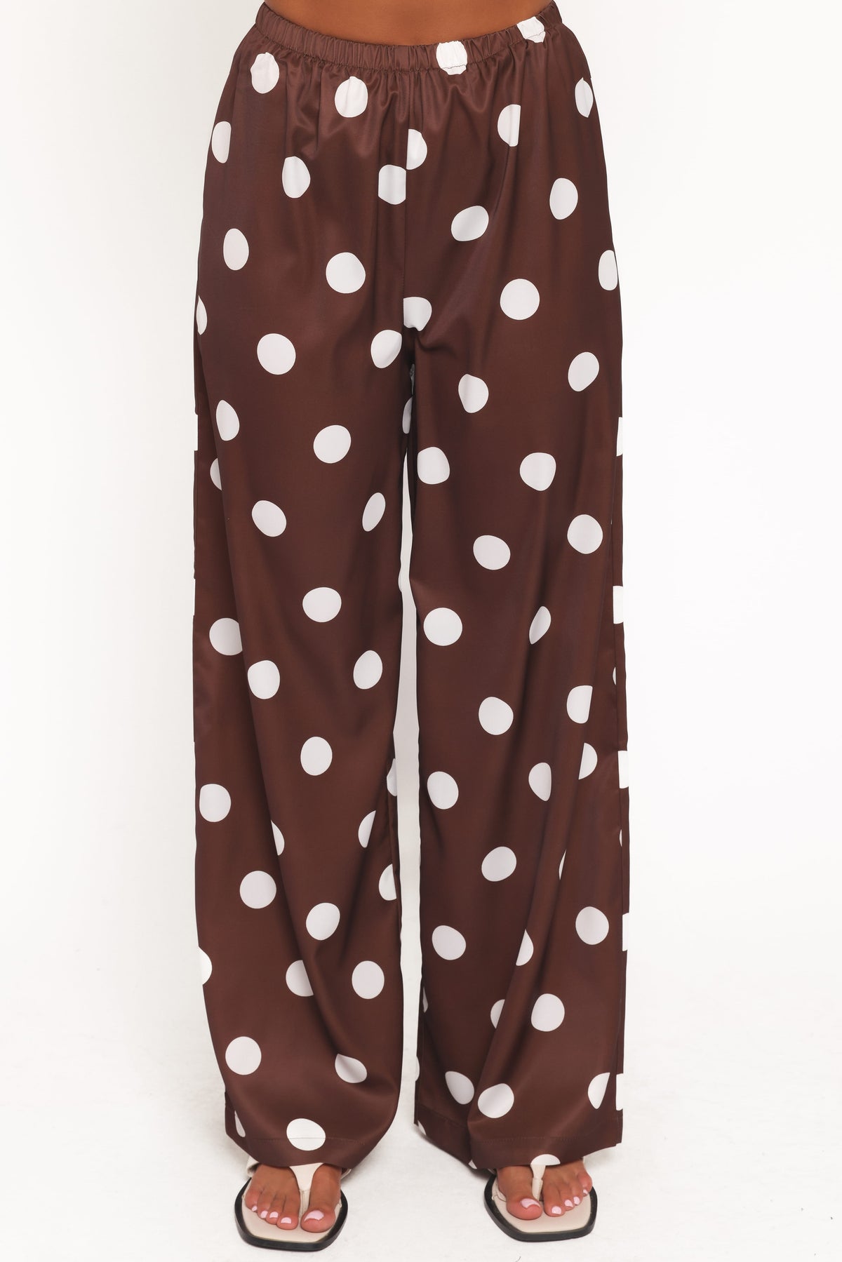 Brielle Polka Dot Set in Brown Polka Dot – view 6 of 7