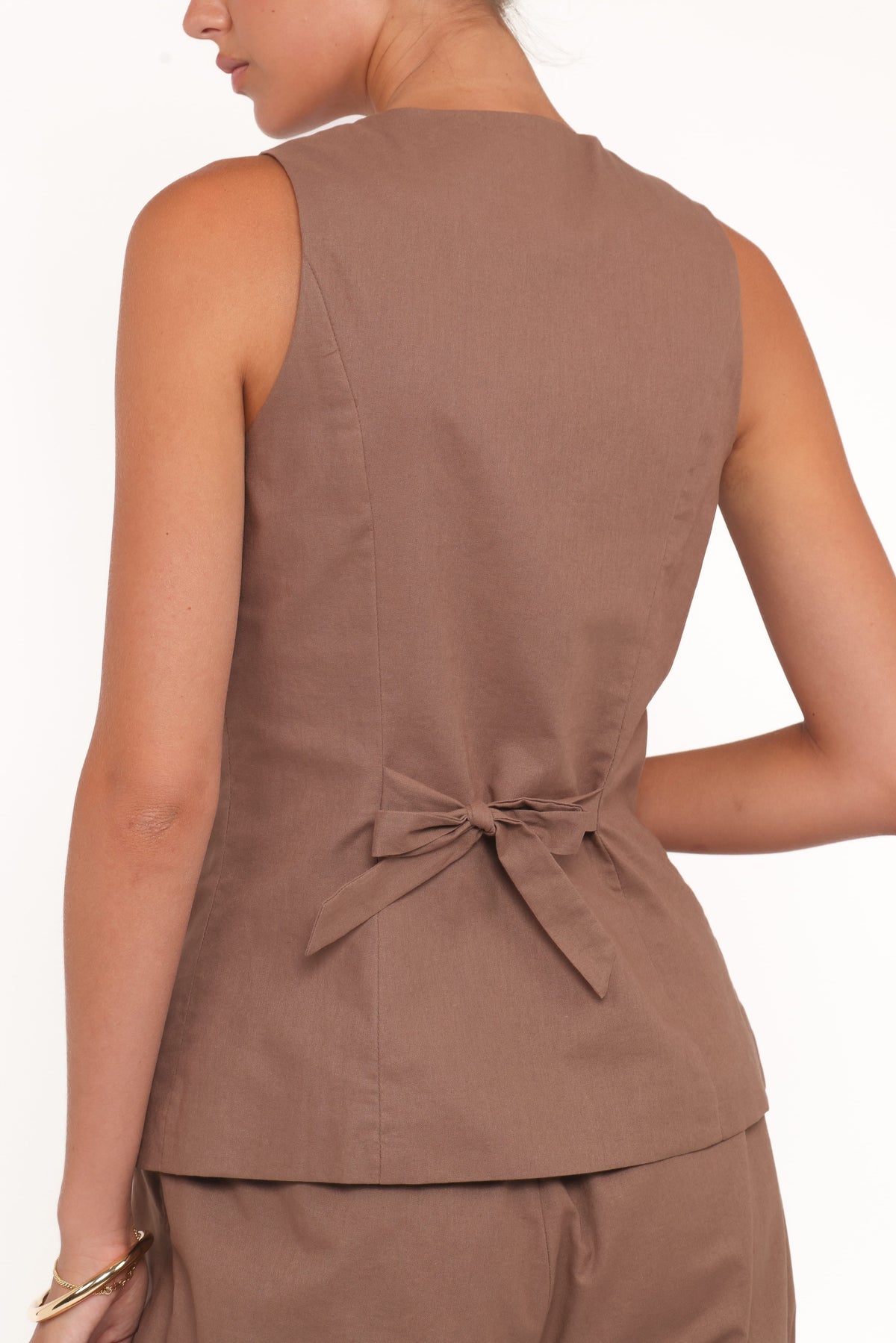 Caitlin Pant Set in Brown – view 3 of 10