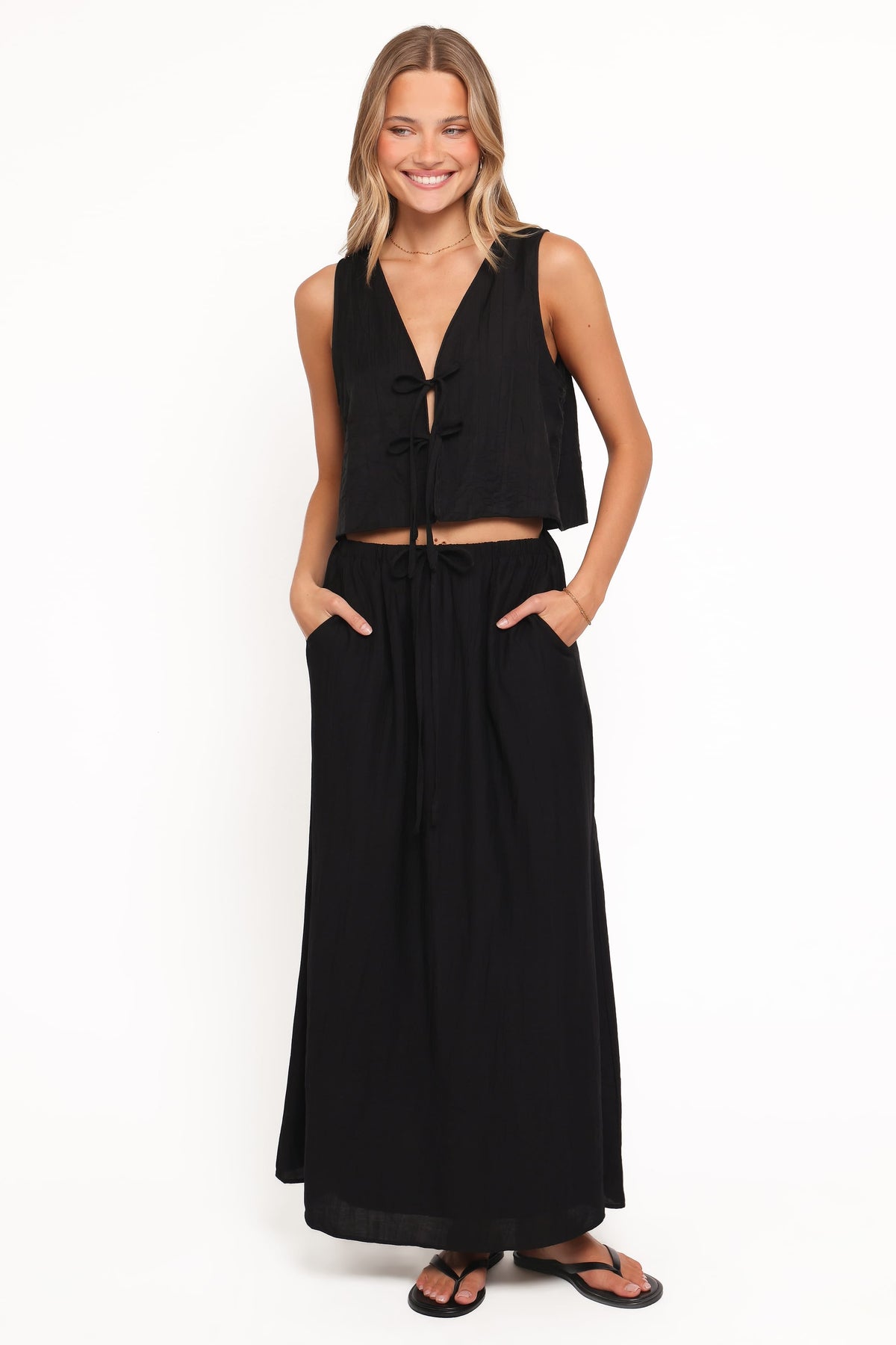 Captie Skirt Set in Black – view 1 of 7