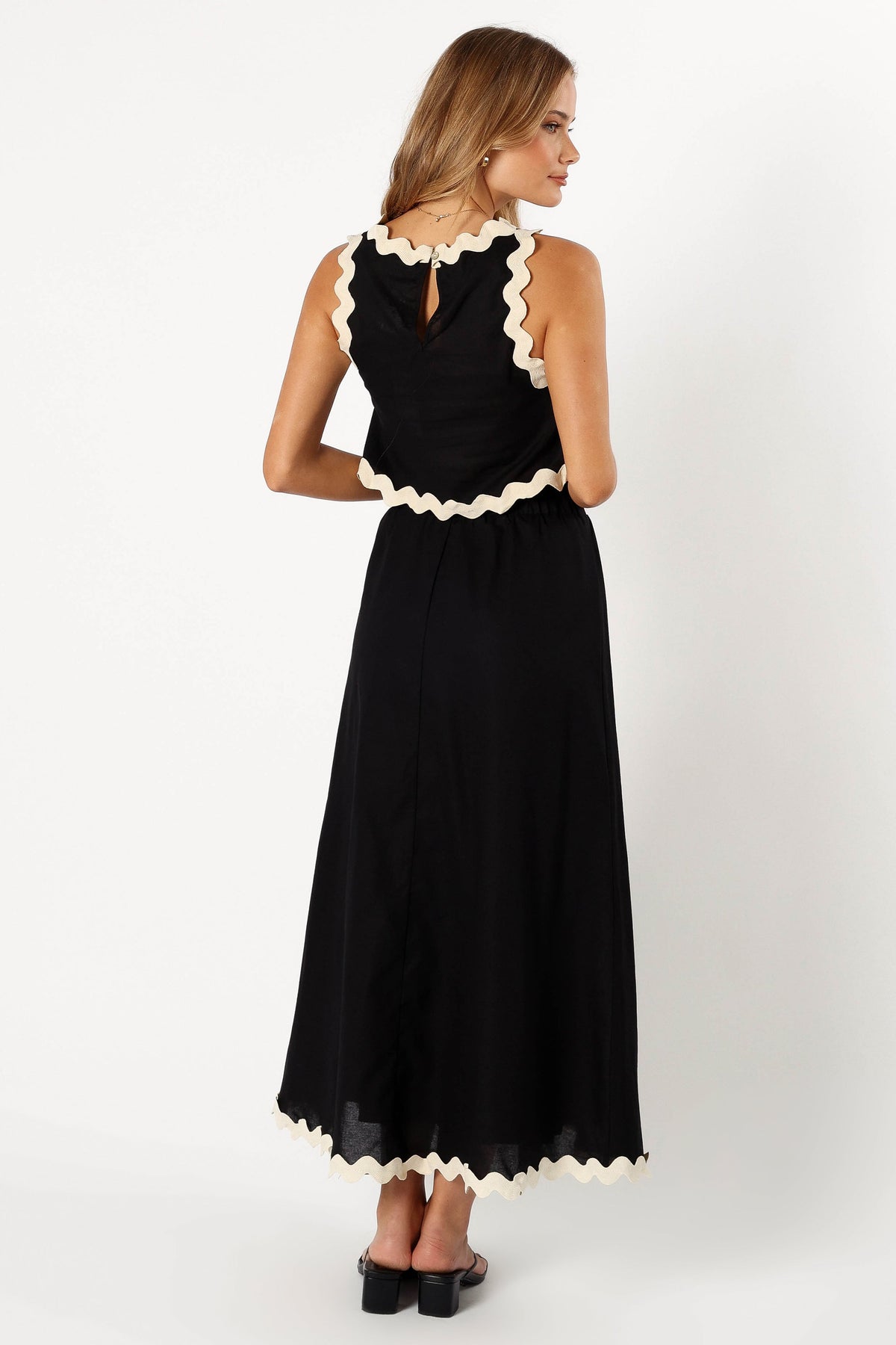 Chrissy Two Piece Set in Black Cream – view 4 of 8