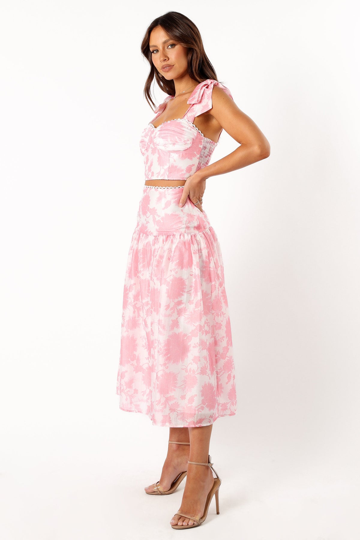 Elle Two Piece Set in Pink Floral – view 4 of 10