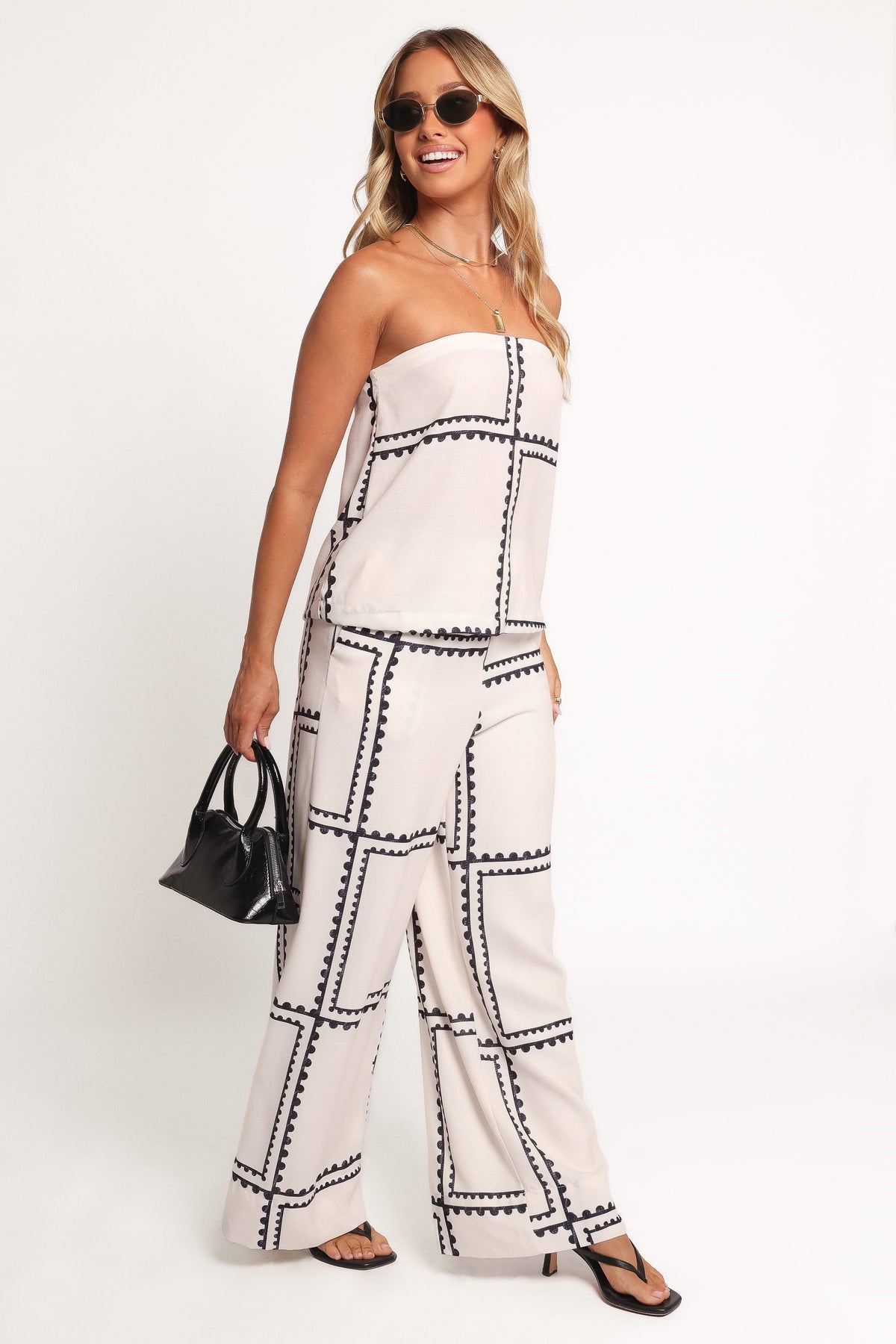 Ezra Pant Set in White – view 2 of 9