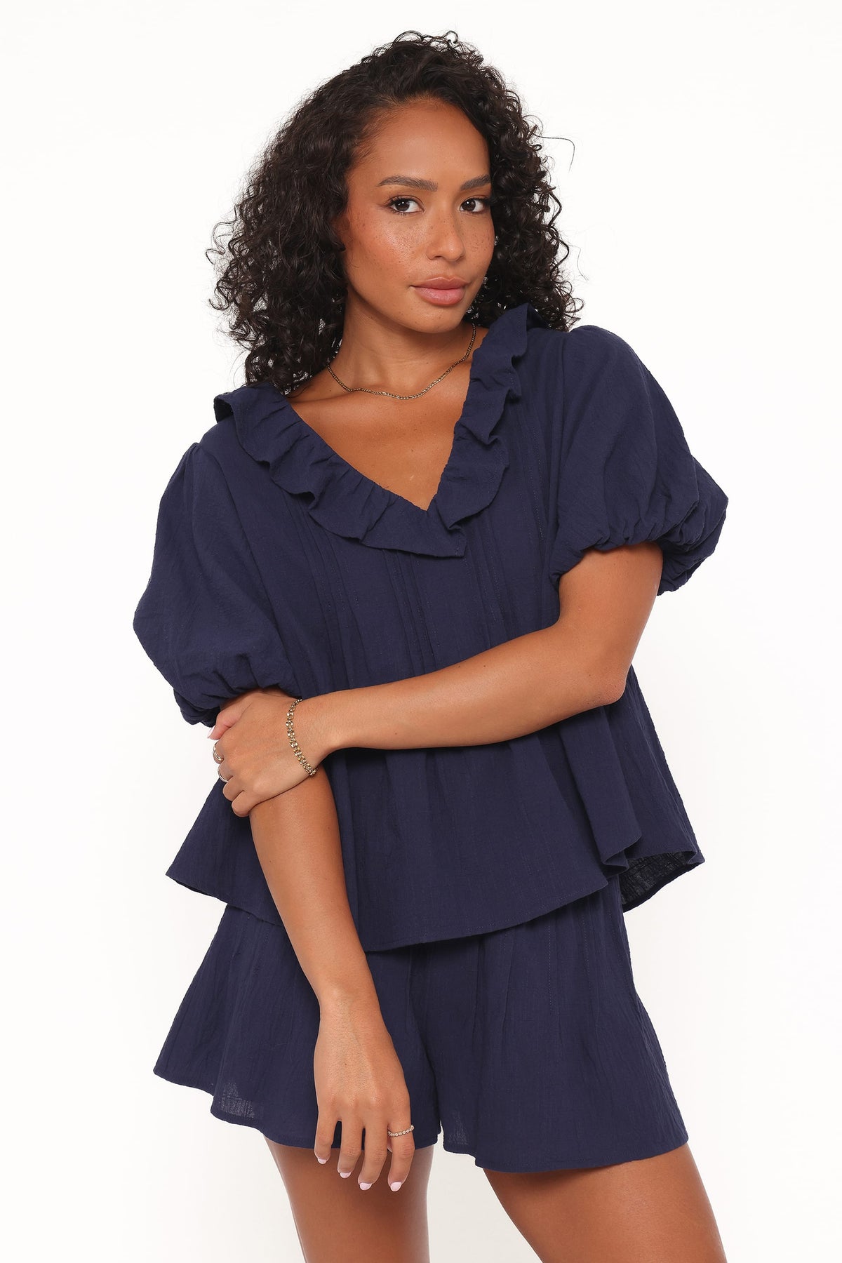 Felicity Short Set in Navy – view 1 of 7