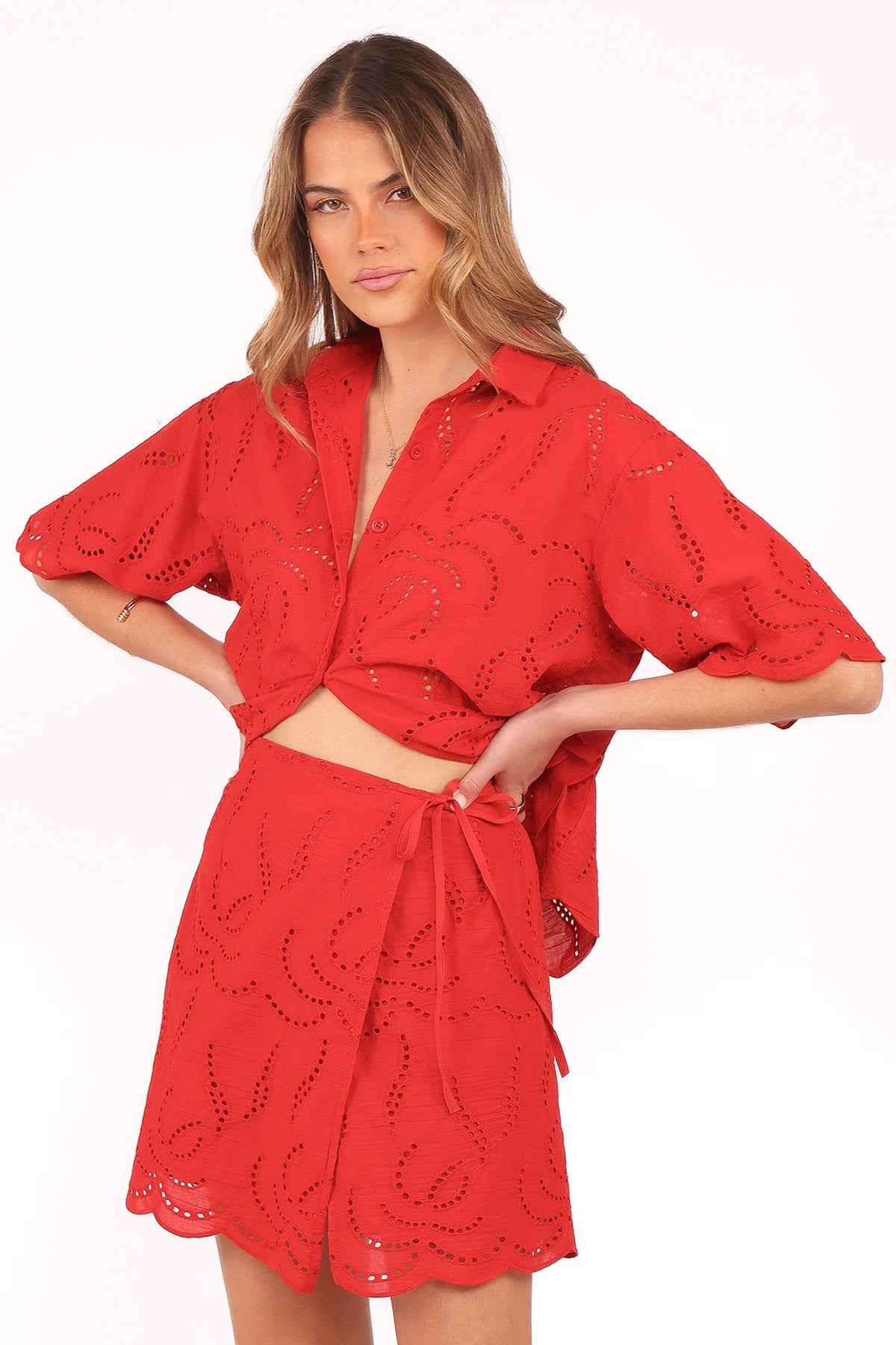Gallie Skirt Set in Red – view 4 of 10