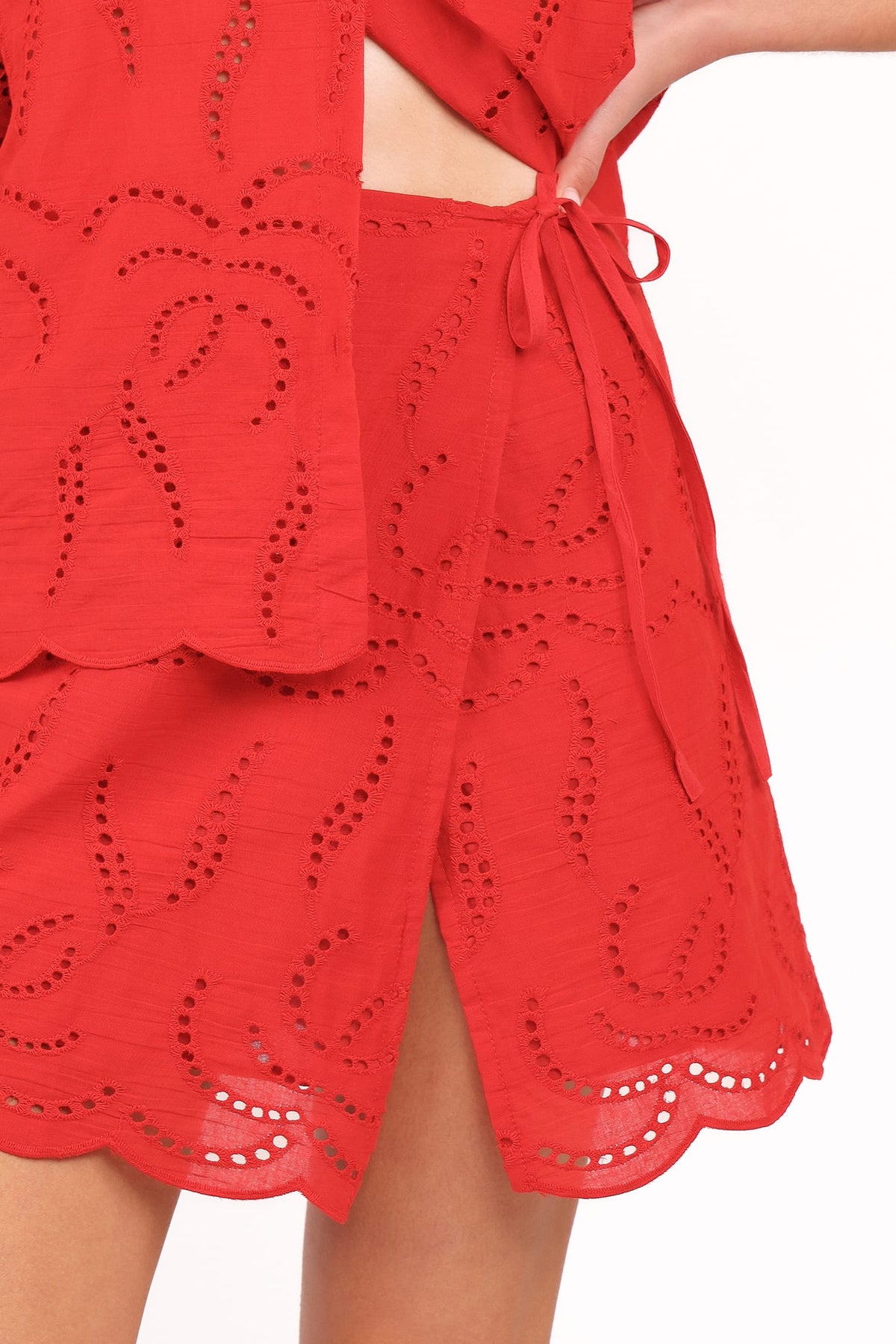 Gallie Skirt Set in Red – view 6 of 10