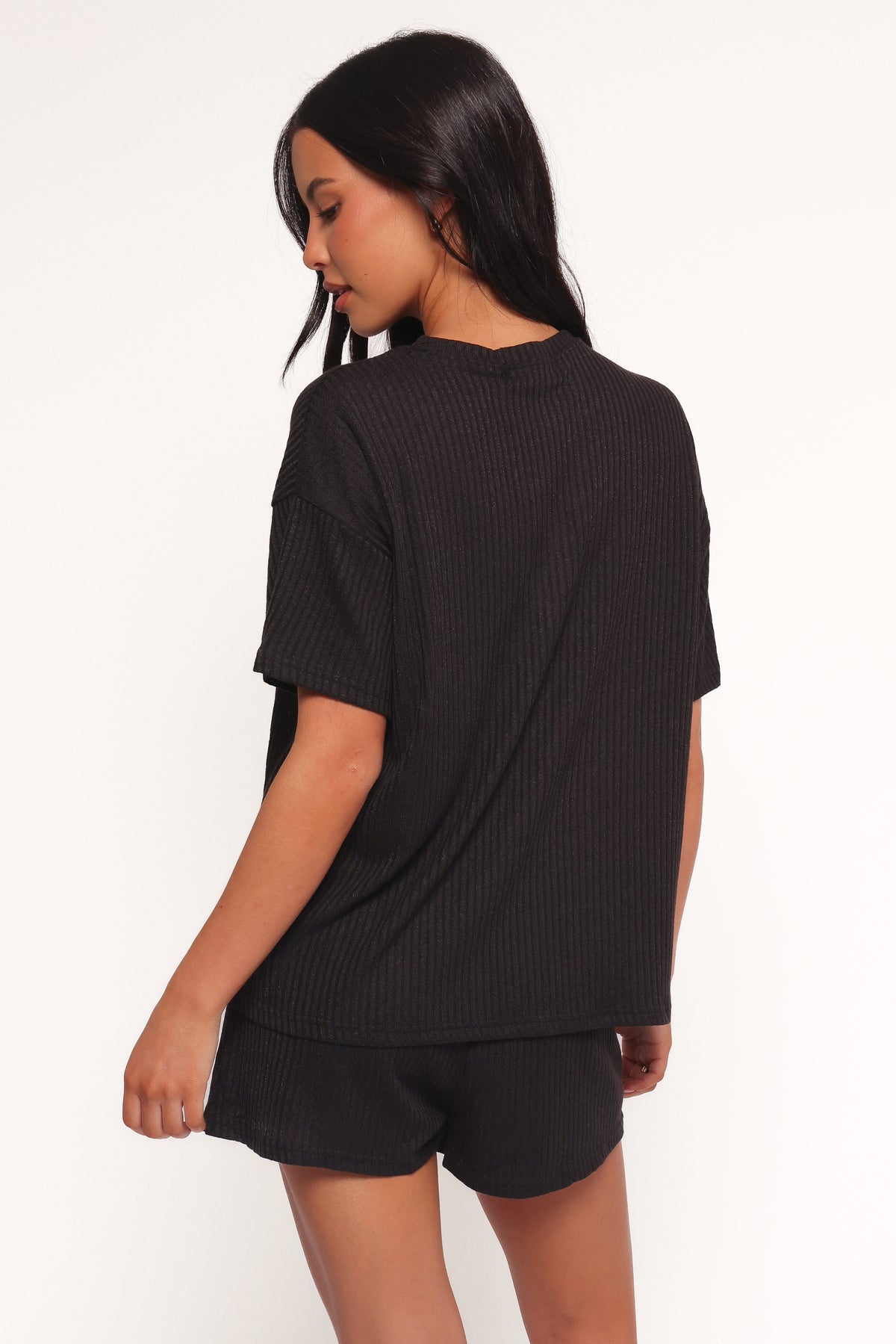 Granger Knit Short Set in Black – view 4 of 7