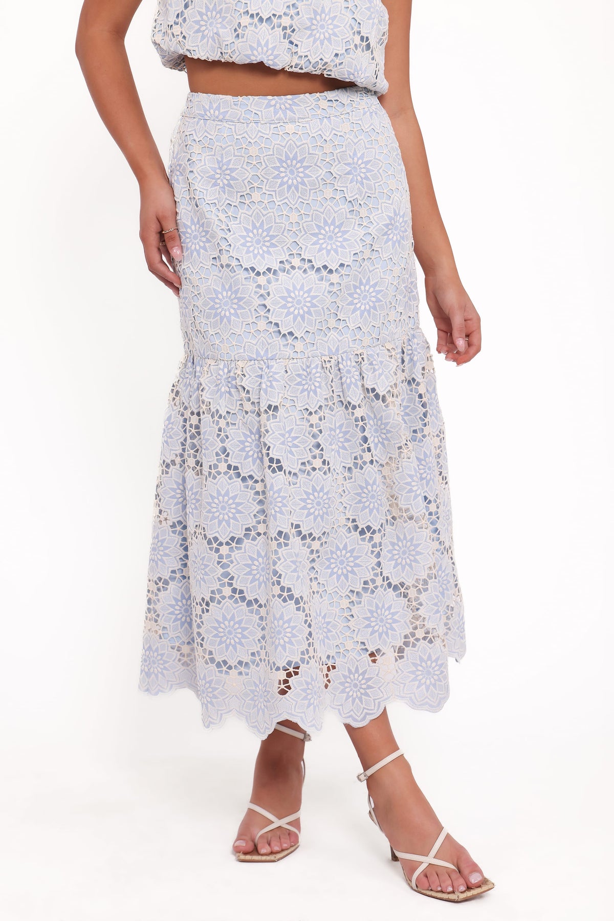 Jennie Skirt Set in Blue – view 3 of 6