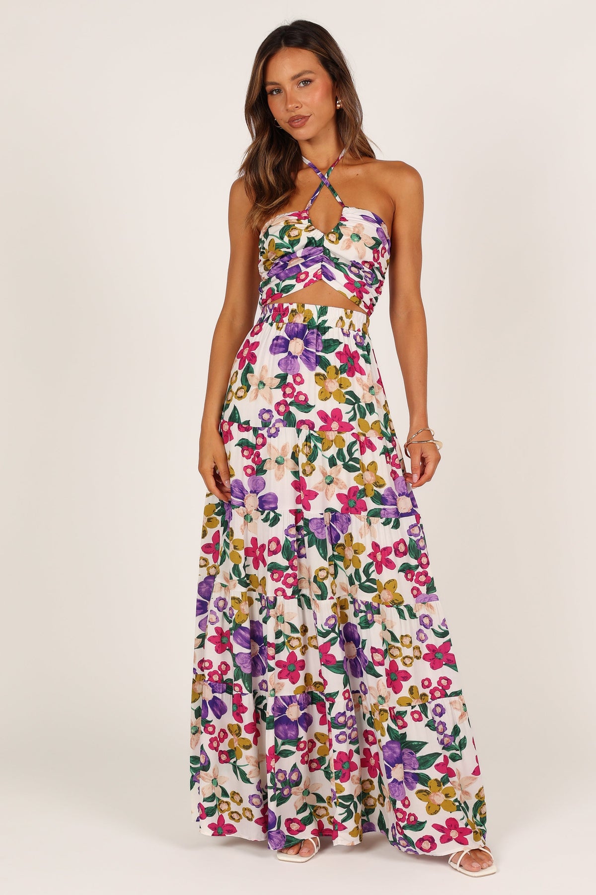 Kari Halter Top Set in Floral – view 1 of 8