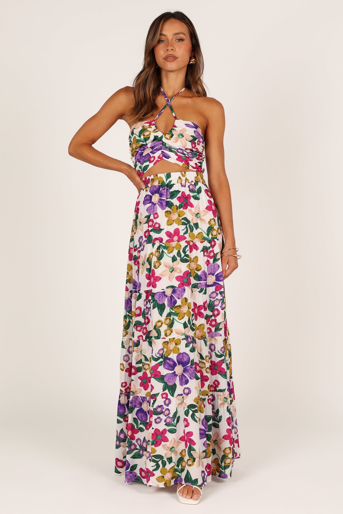 Kari Halter Top Set in Floral – view 5 of 8