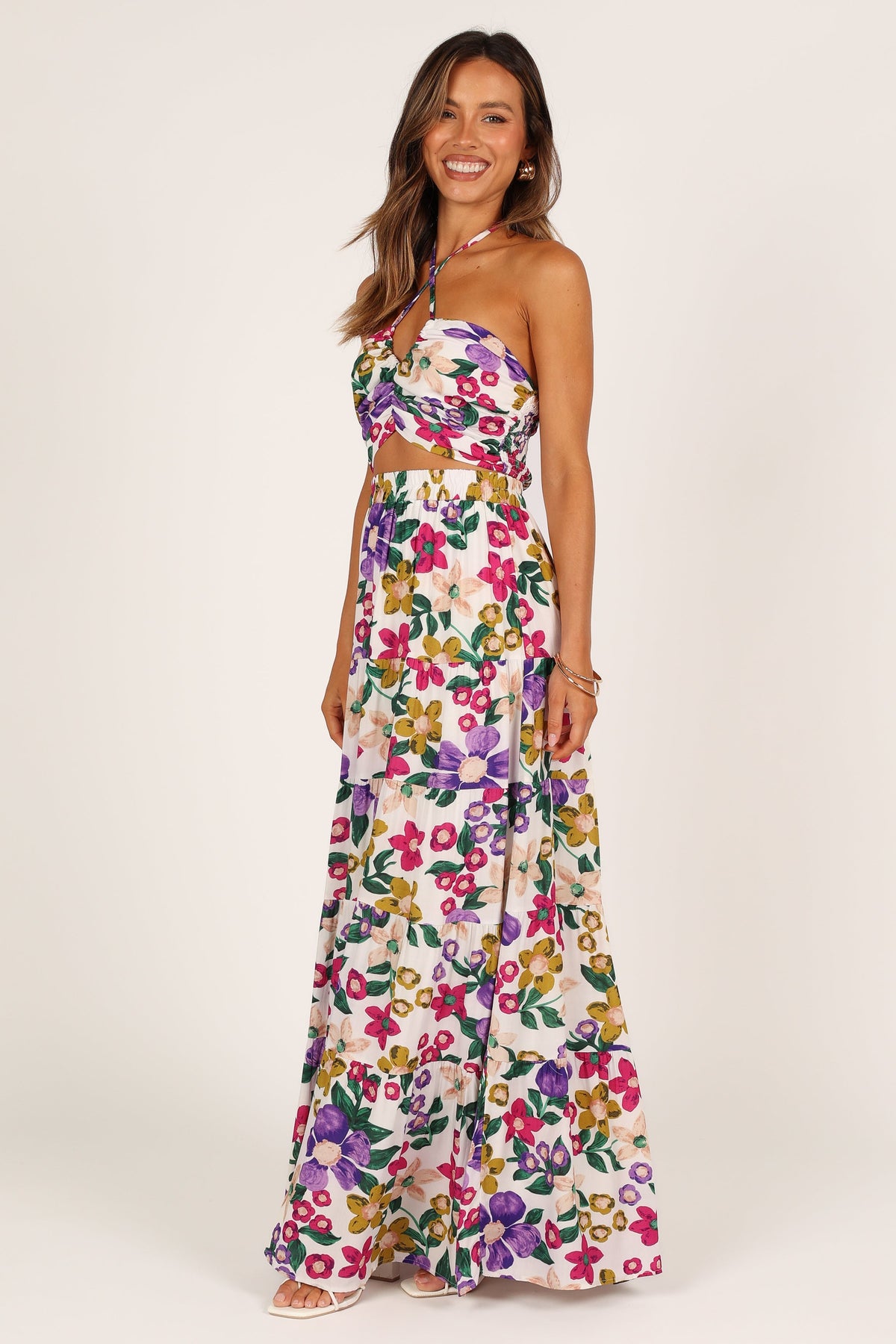 Kari Halter Top Set in Floral – view 7 of 8