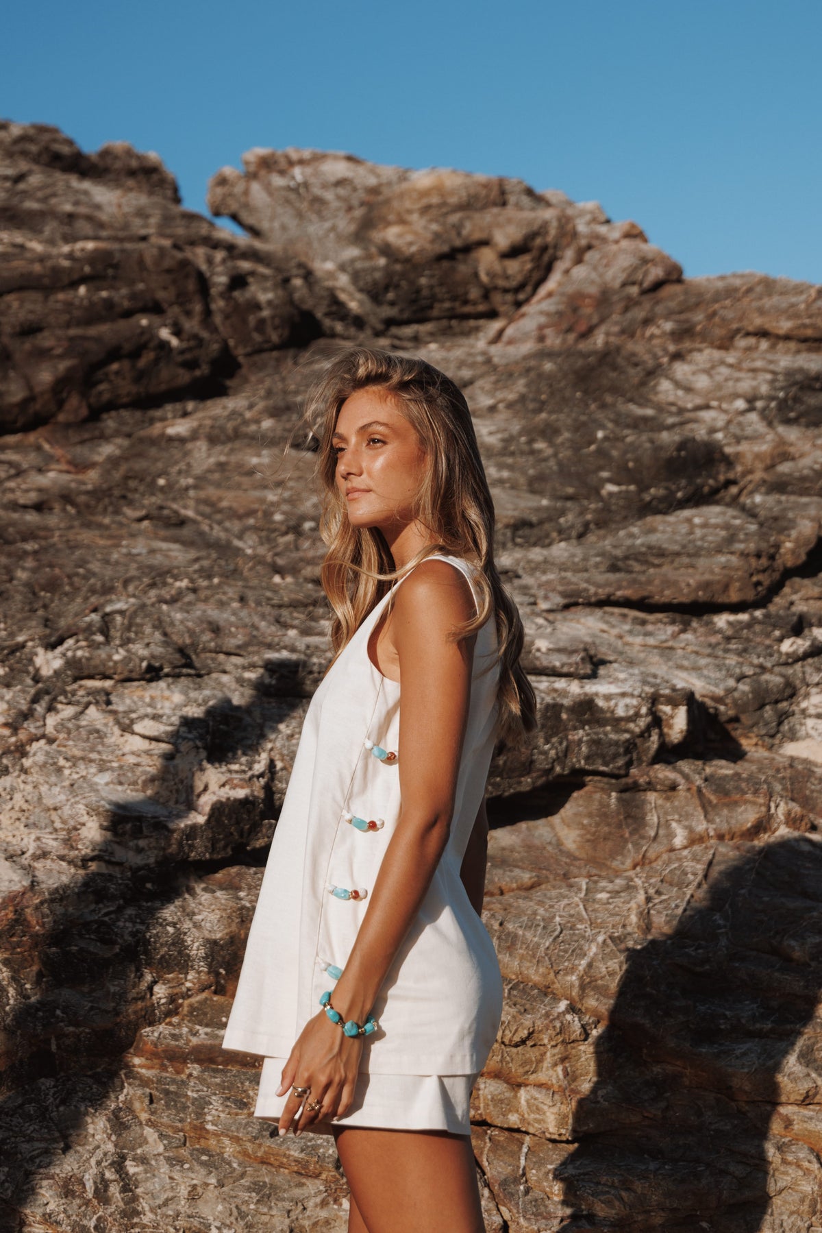 Kelsey Short Set in Cream – view 1 of 7