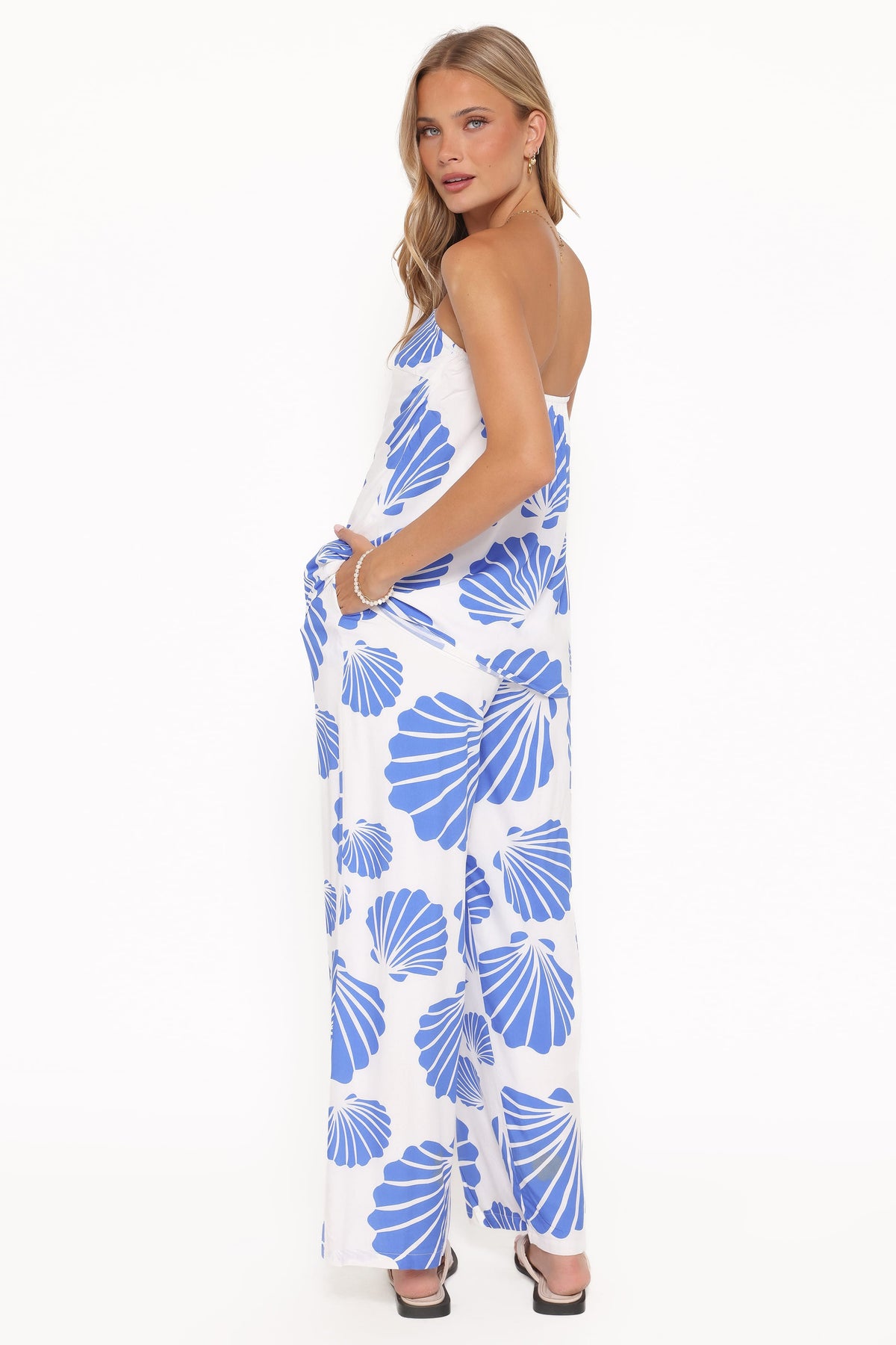 Kristy Pant Set in Blue Shell – view 5 of 9