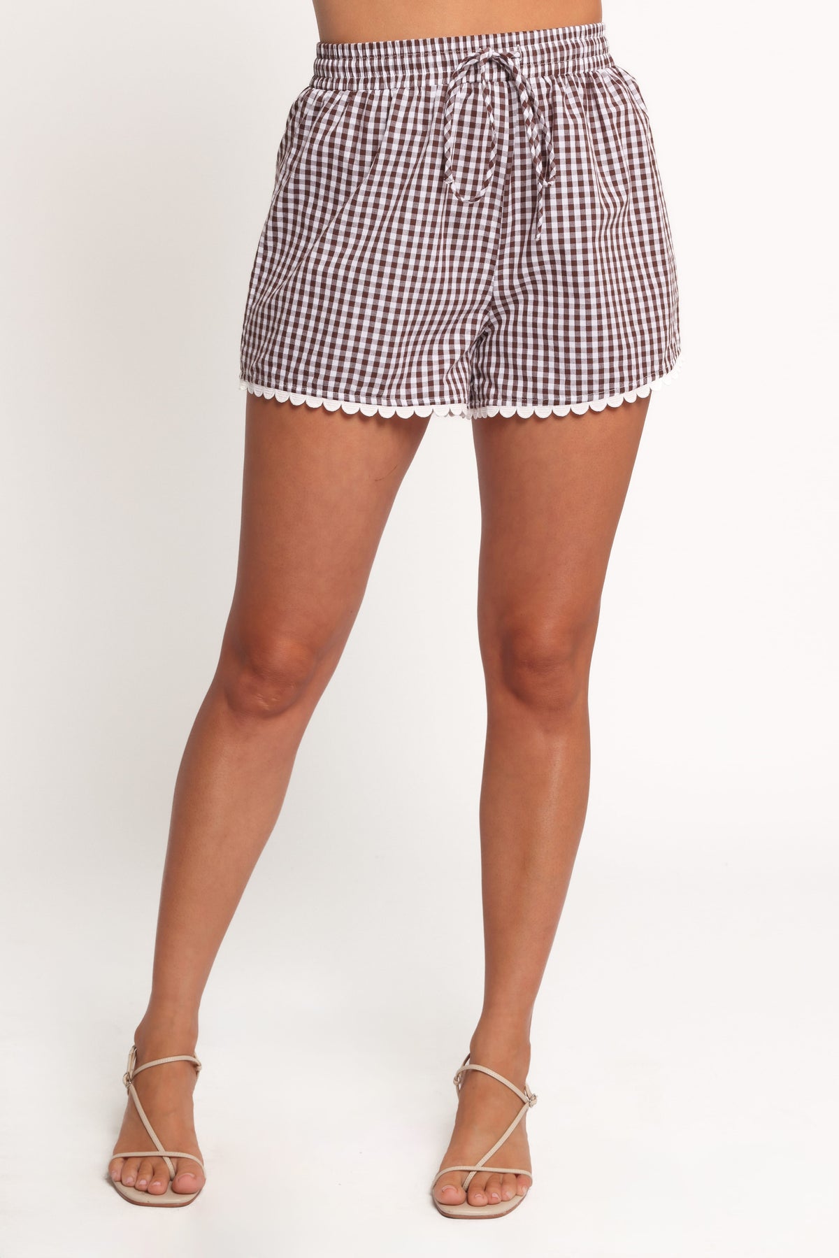 Kyle Two Piece Set in Chocolate Gingham – view 7 of 10
