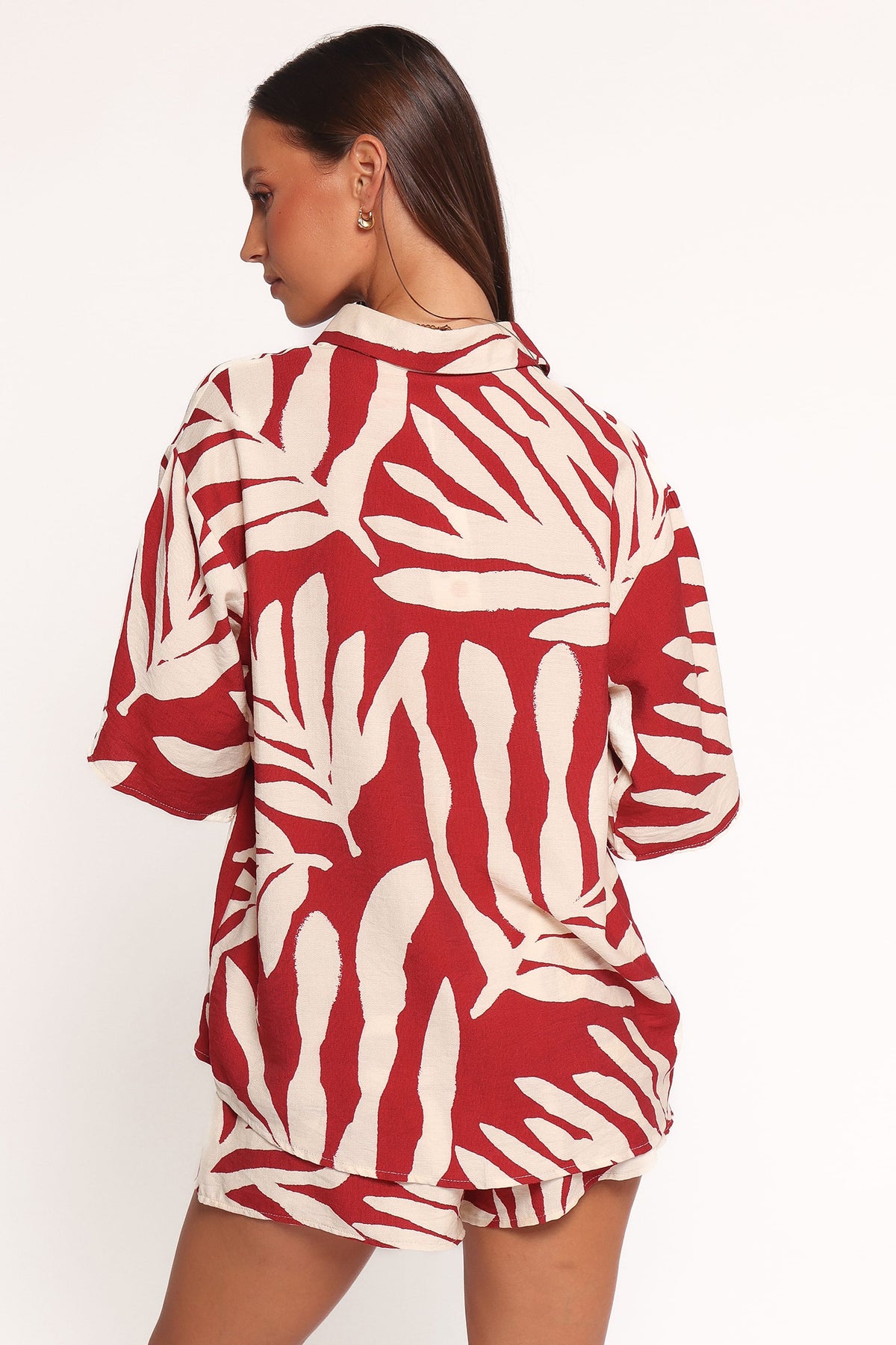 Lilo Short Set in Red Palm Print – view 4 of 6