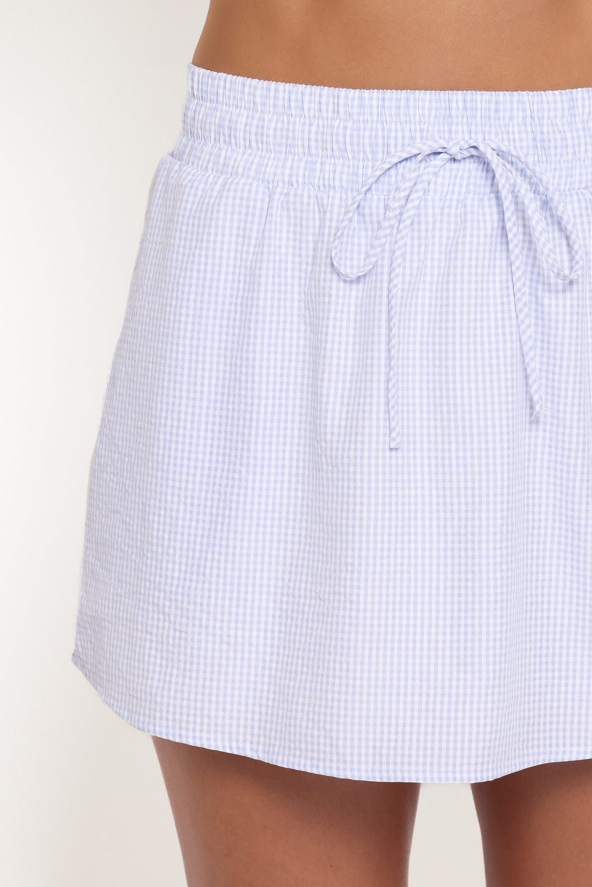 Luna Skirt Set in Blue Gingham – view 4 of 9