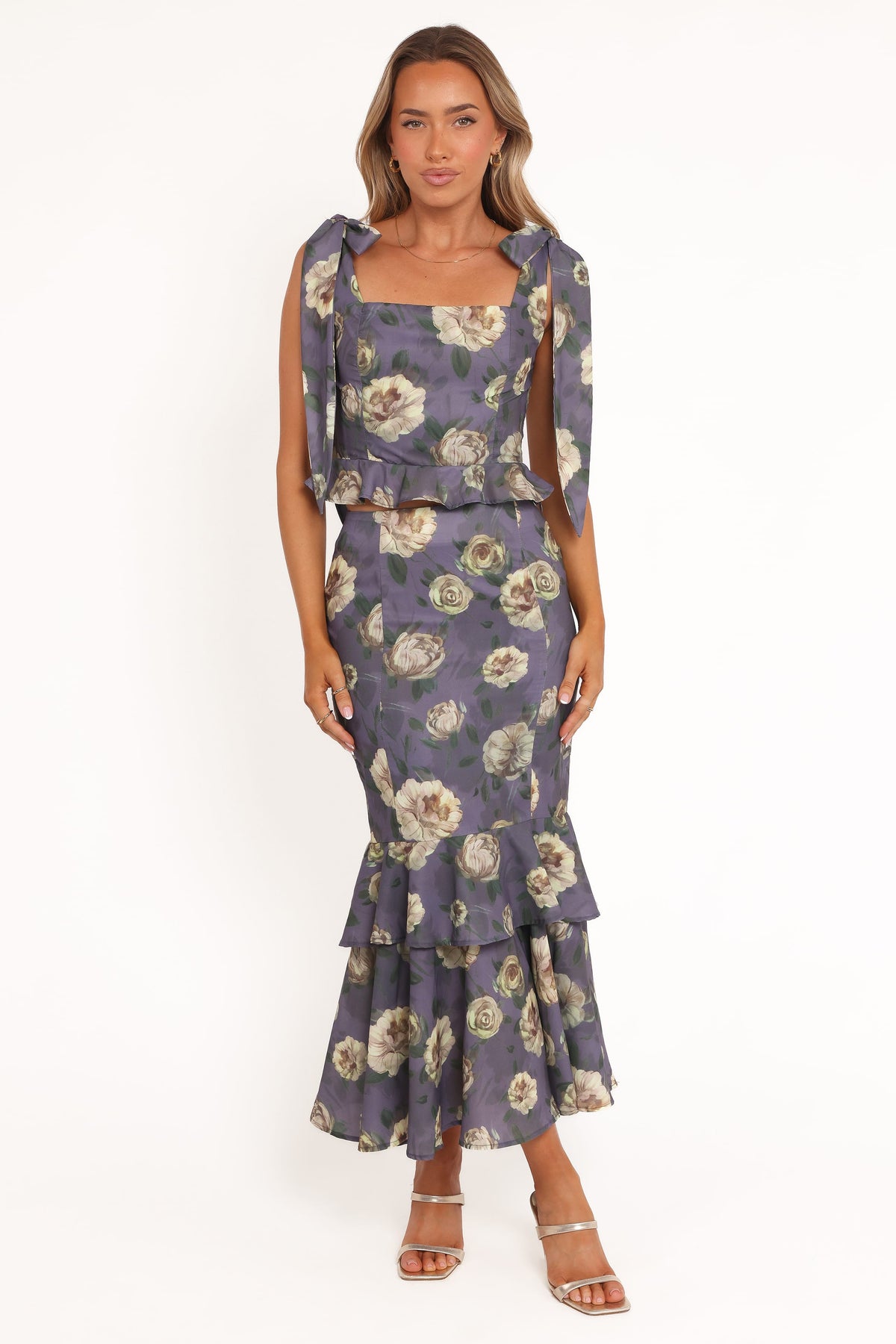 Luna Two Piece Set in Lavender Floral – view 7 of 9