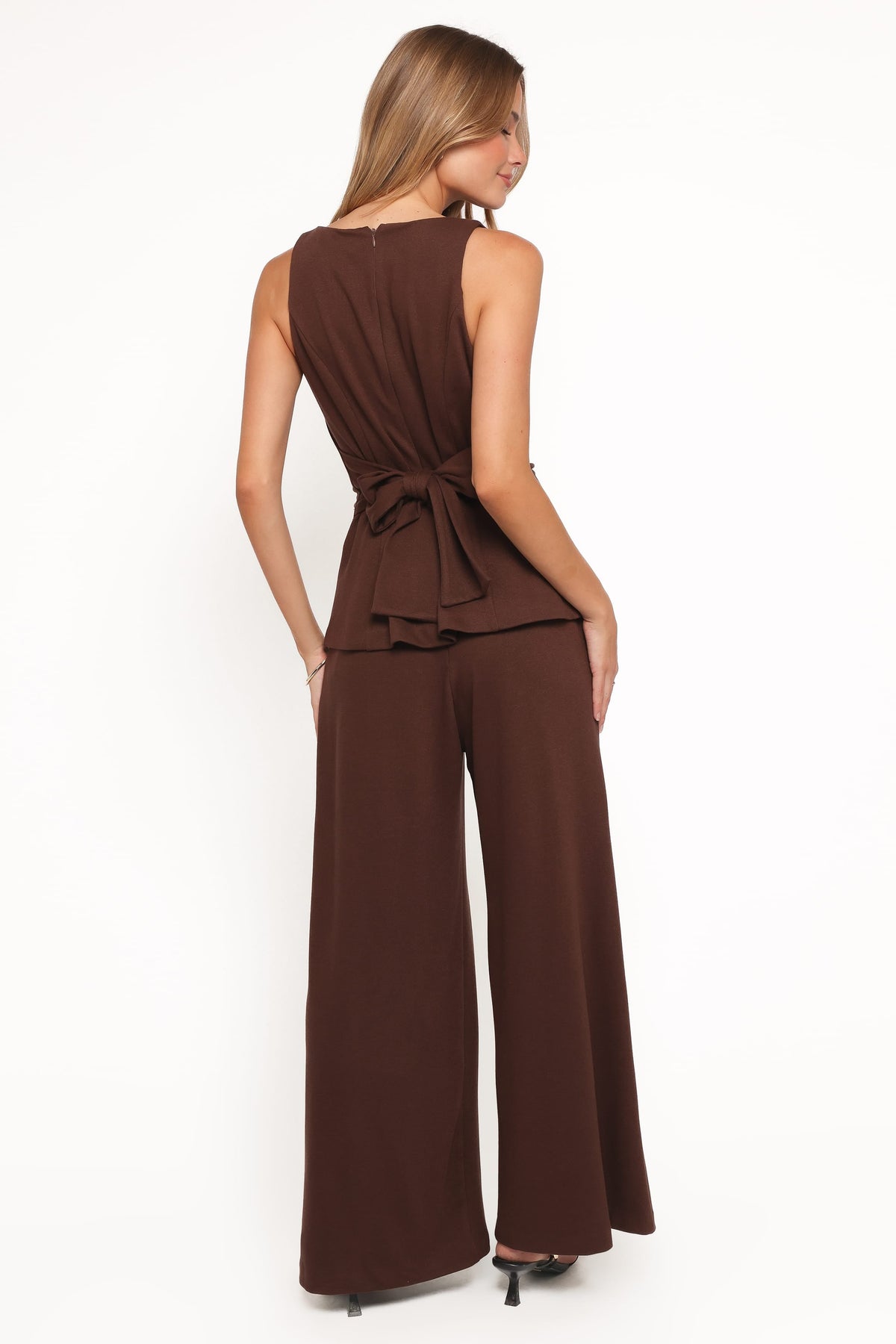 Meadow Pant Set in Chocolate – view 4 of 7