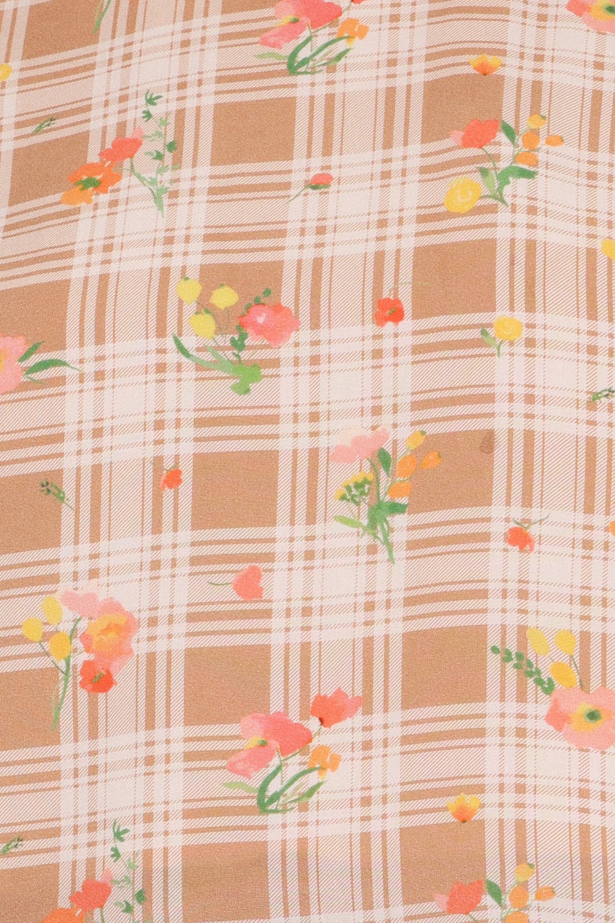 Michelle Short Set in Yellow Floral Gingham – view 8 of 9
