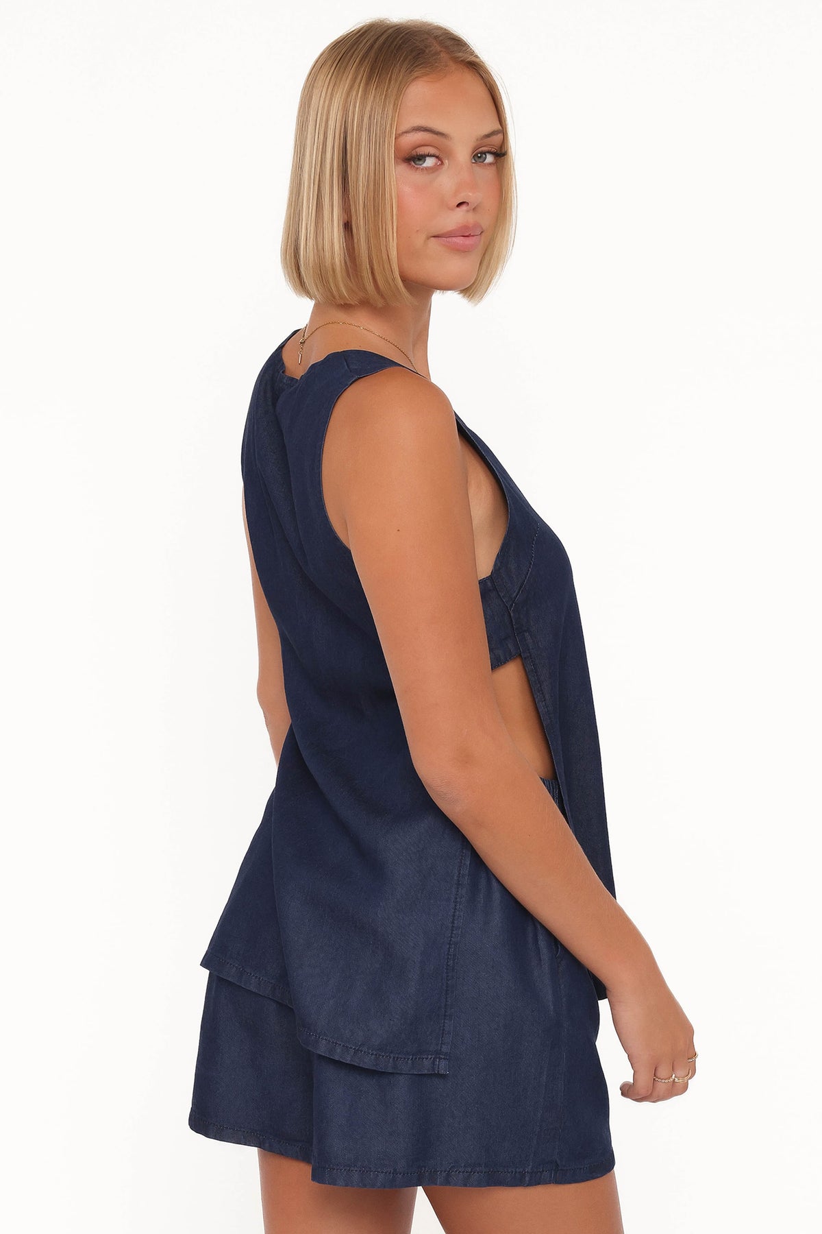 Miller Short Set in Chambray – view 5 of 9