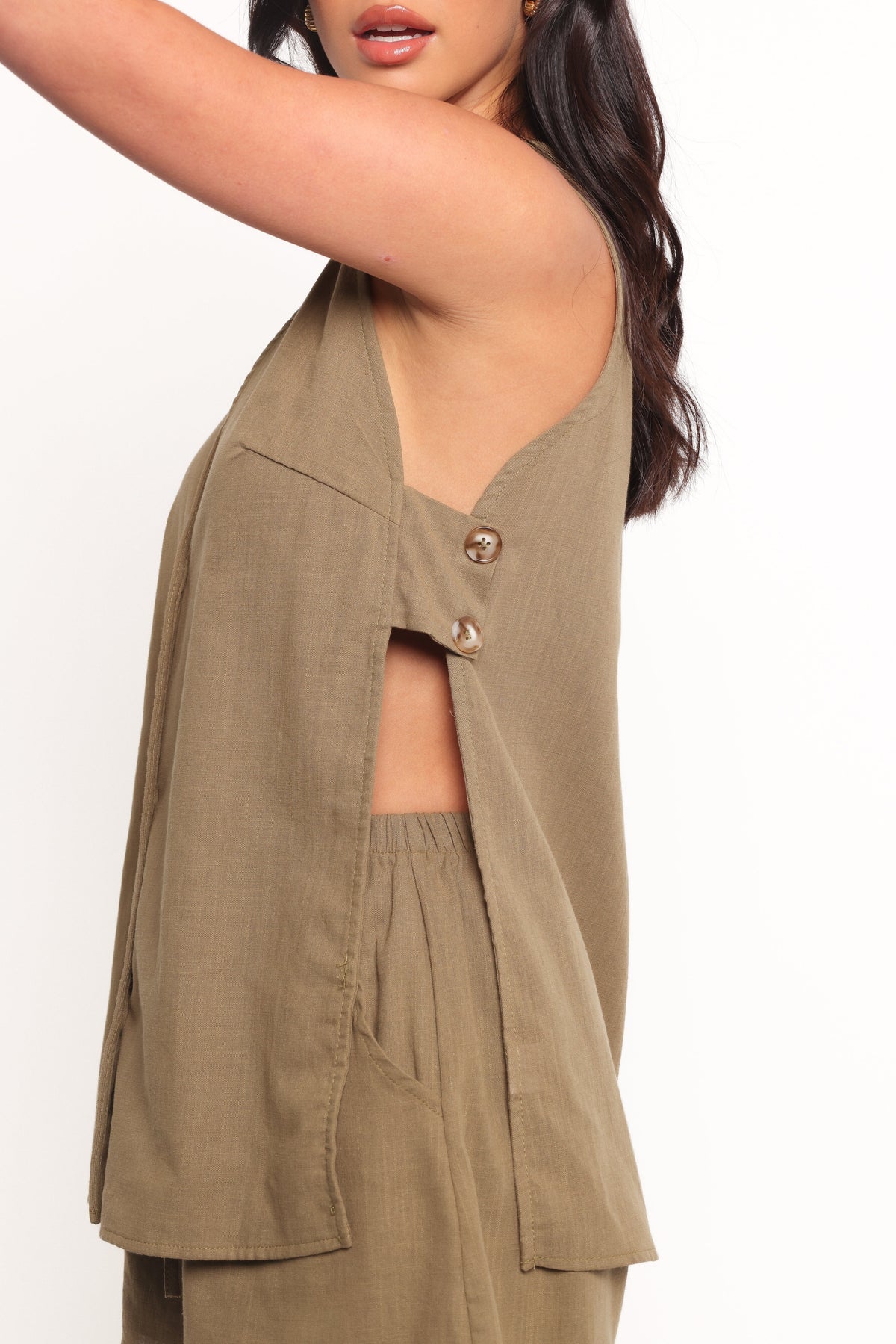 Miller Short Set in Olive – view 7 of 10