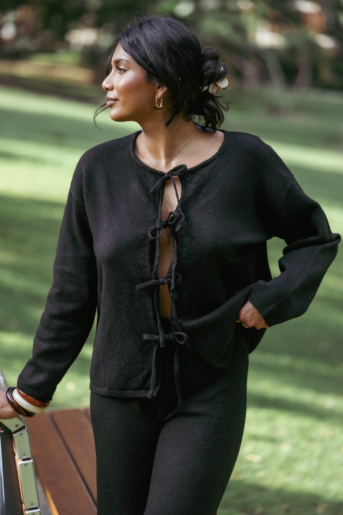 Odell Knit Set in Black – view 10 of 10