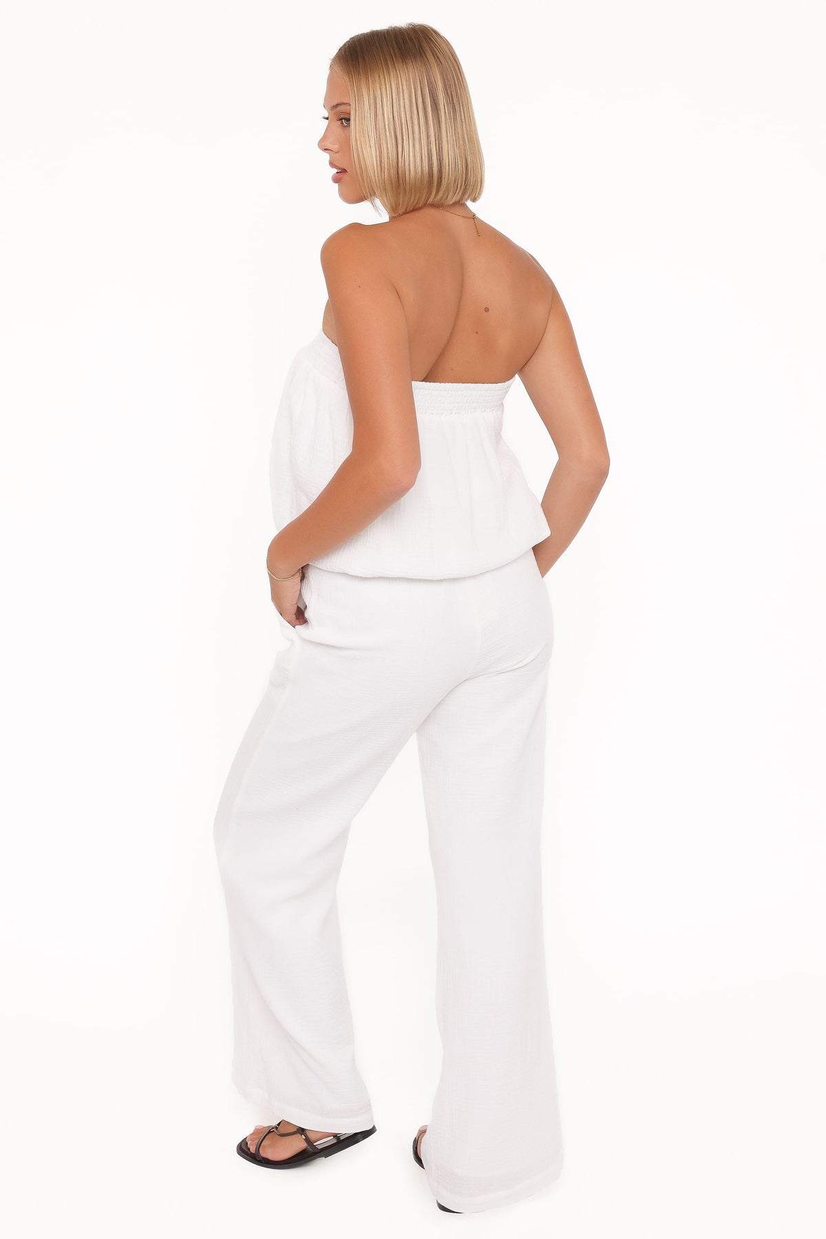 Olivia Pant Set in White – view 4 of 6