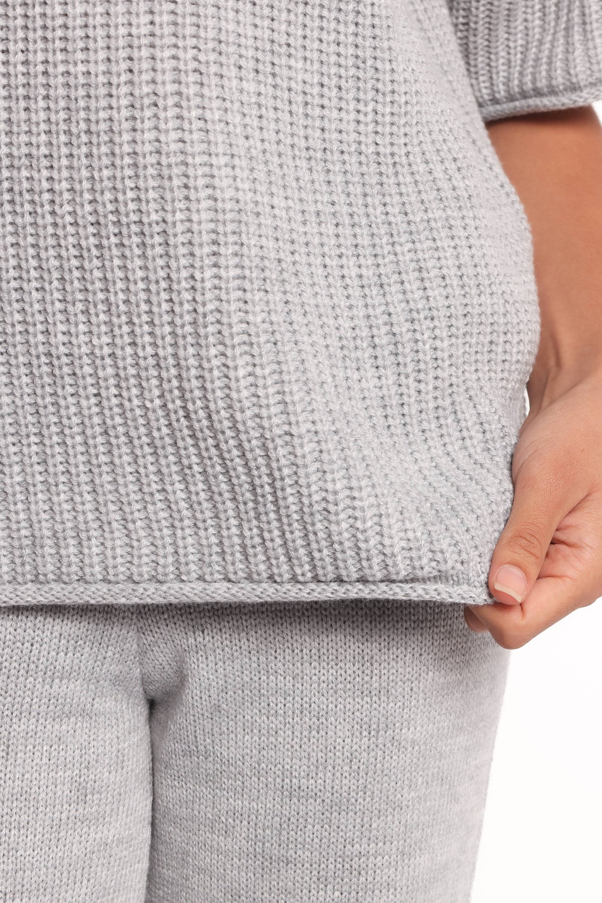 Remii Knit Pant Set in Grey – view 5 of 7