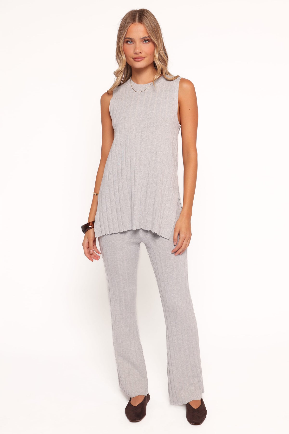Silvie Knitted Set in Grey – view 5 of 8