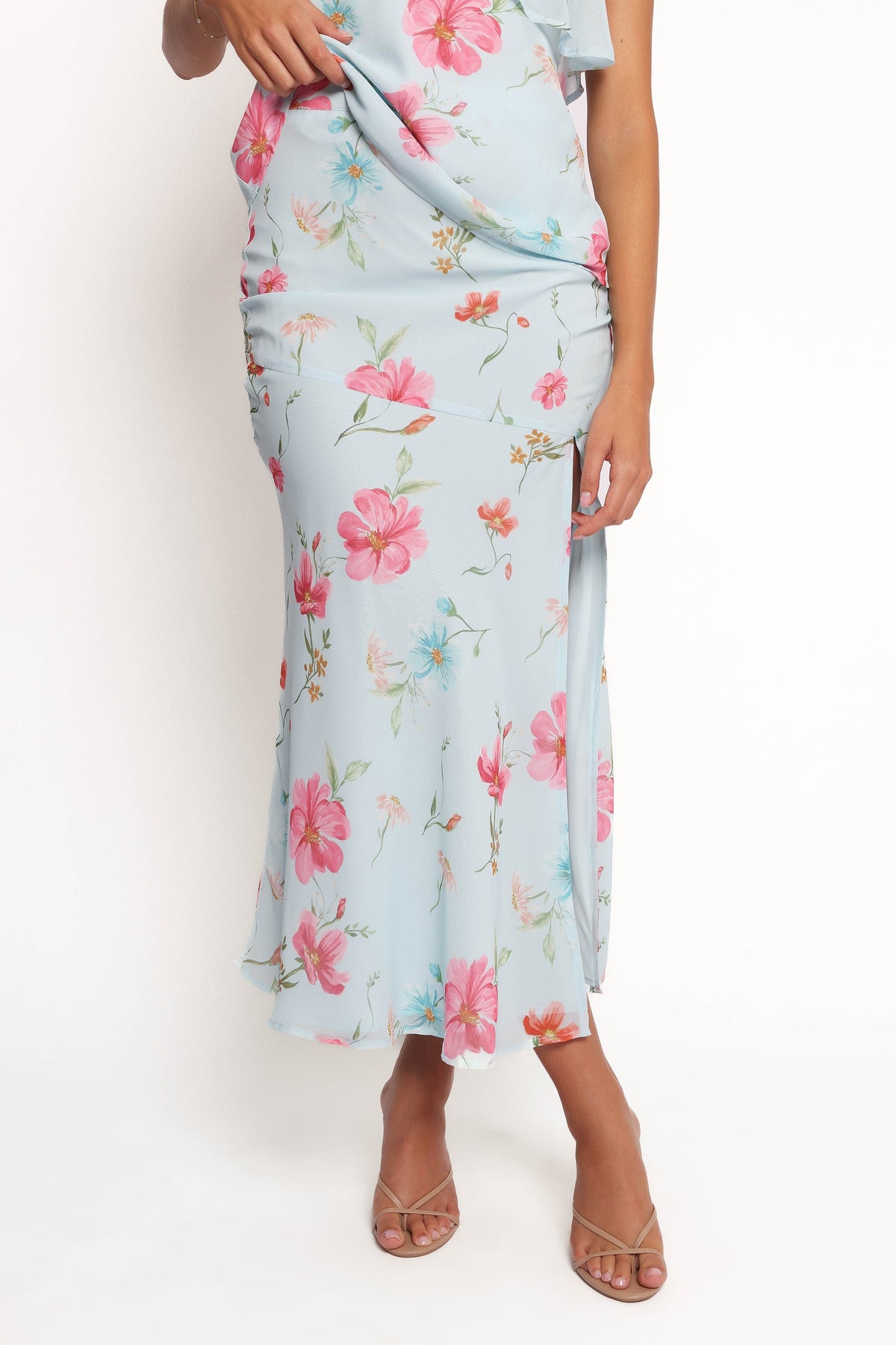 Valeria Skirt Set in Blue Floral – view 7 of 7