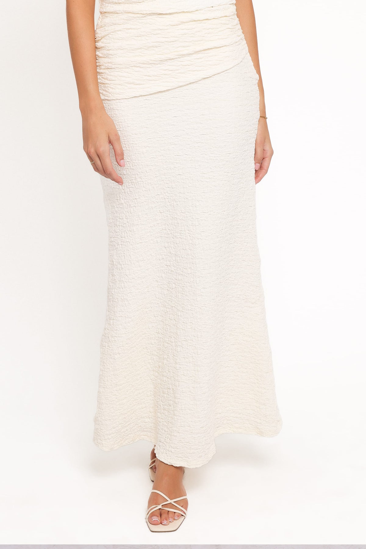 Vesper Maxi Skirt Set in Cream – view 6 of 7