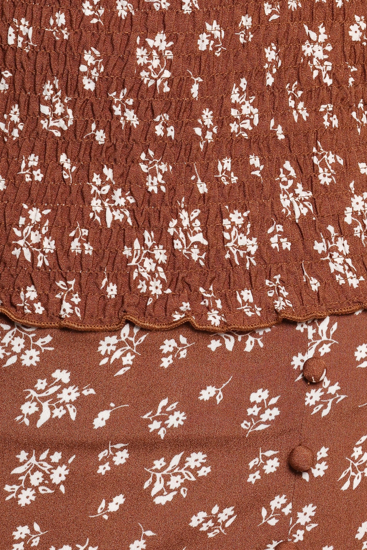 Zola Skirt Set in Brown Ditsy Floral – view 9 of 9