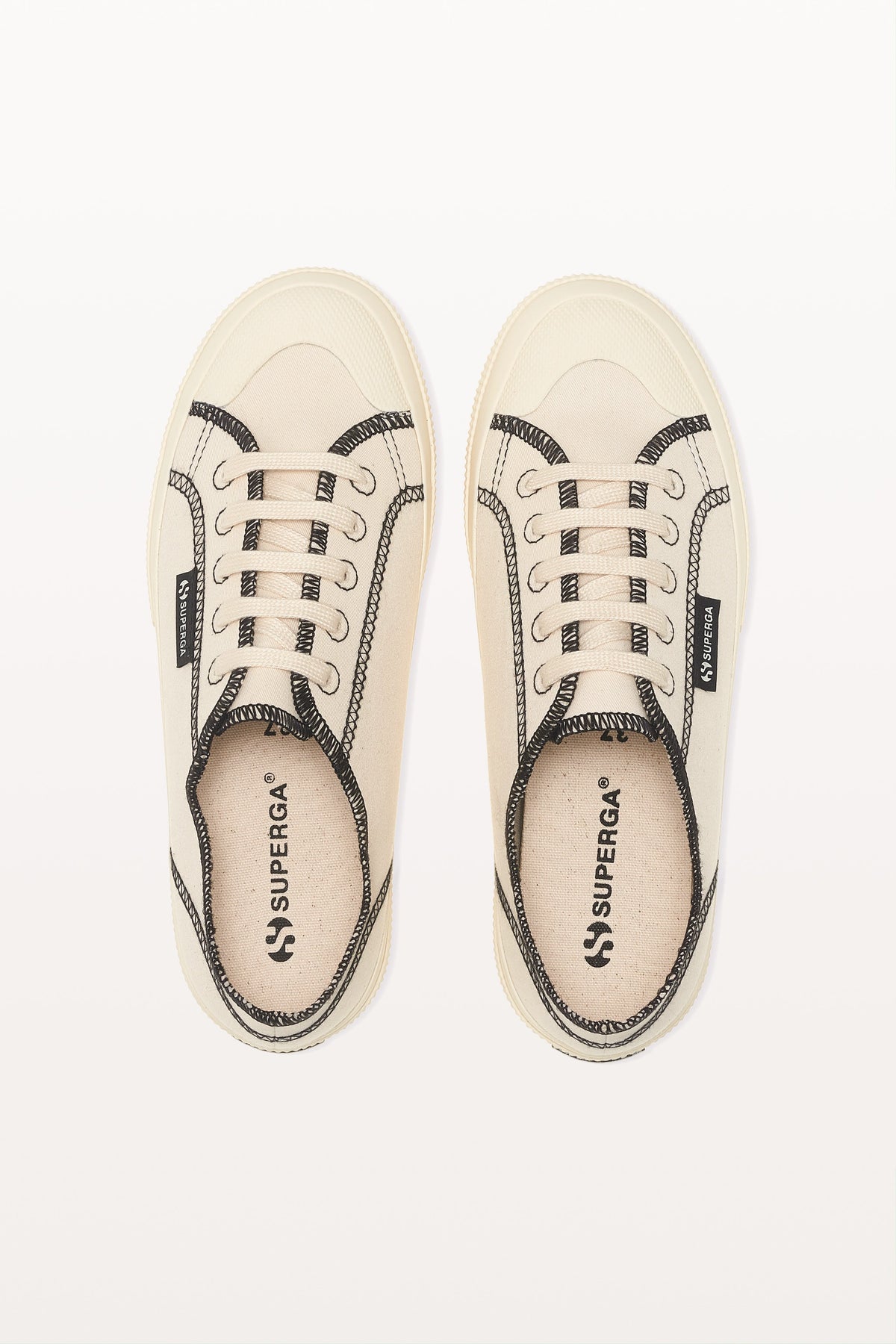 2294 Drill Overlock Stitching in Raw Off White – view 4 of 7