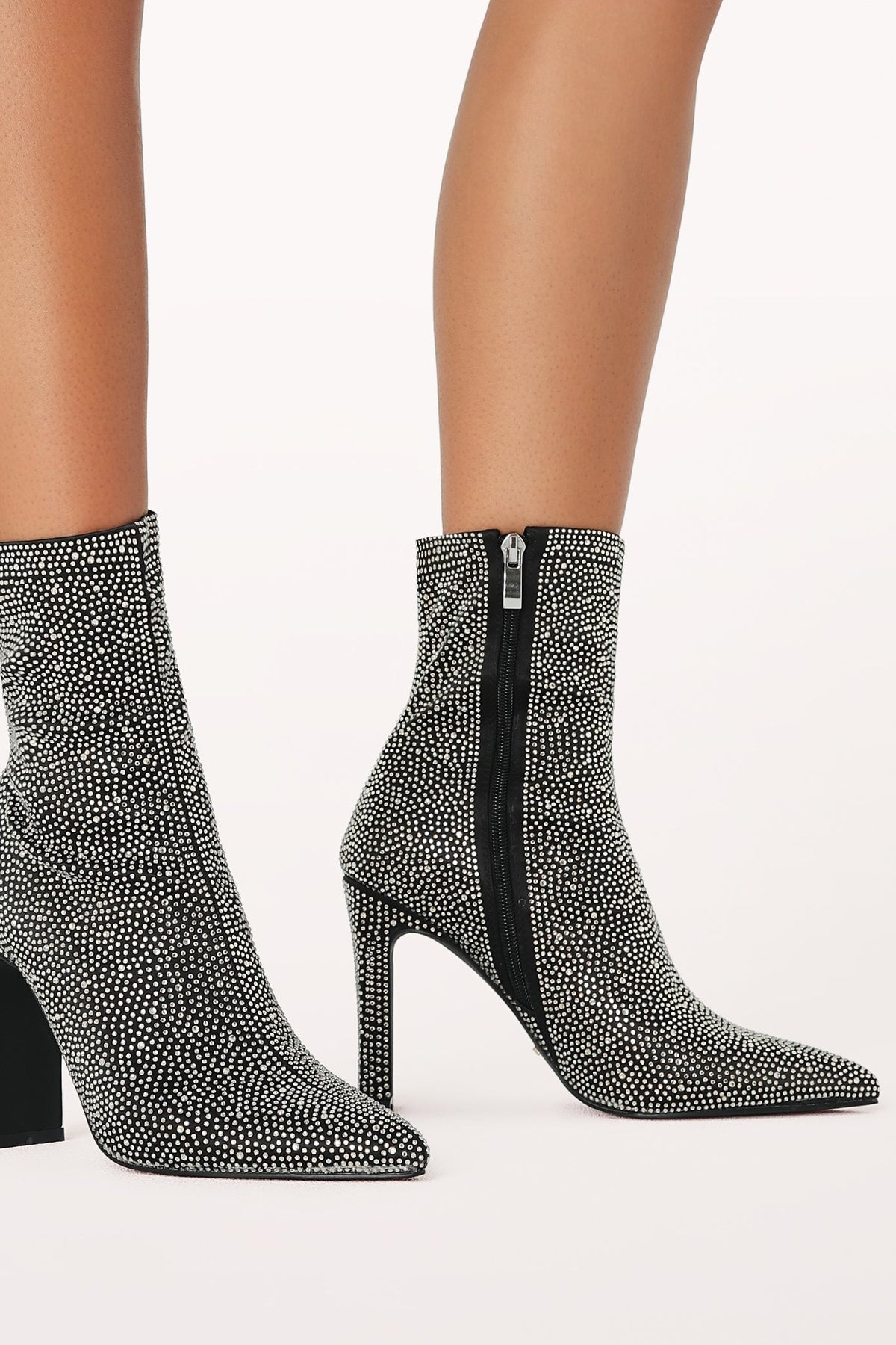 Brittany Ankle Boot in Black Rhinestone – view 3 of 3