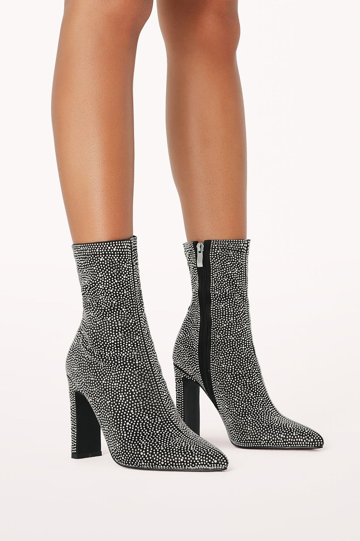 Brittany Ankle Boot in Black Rhinestone – view 1 of 3