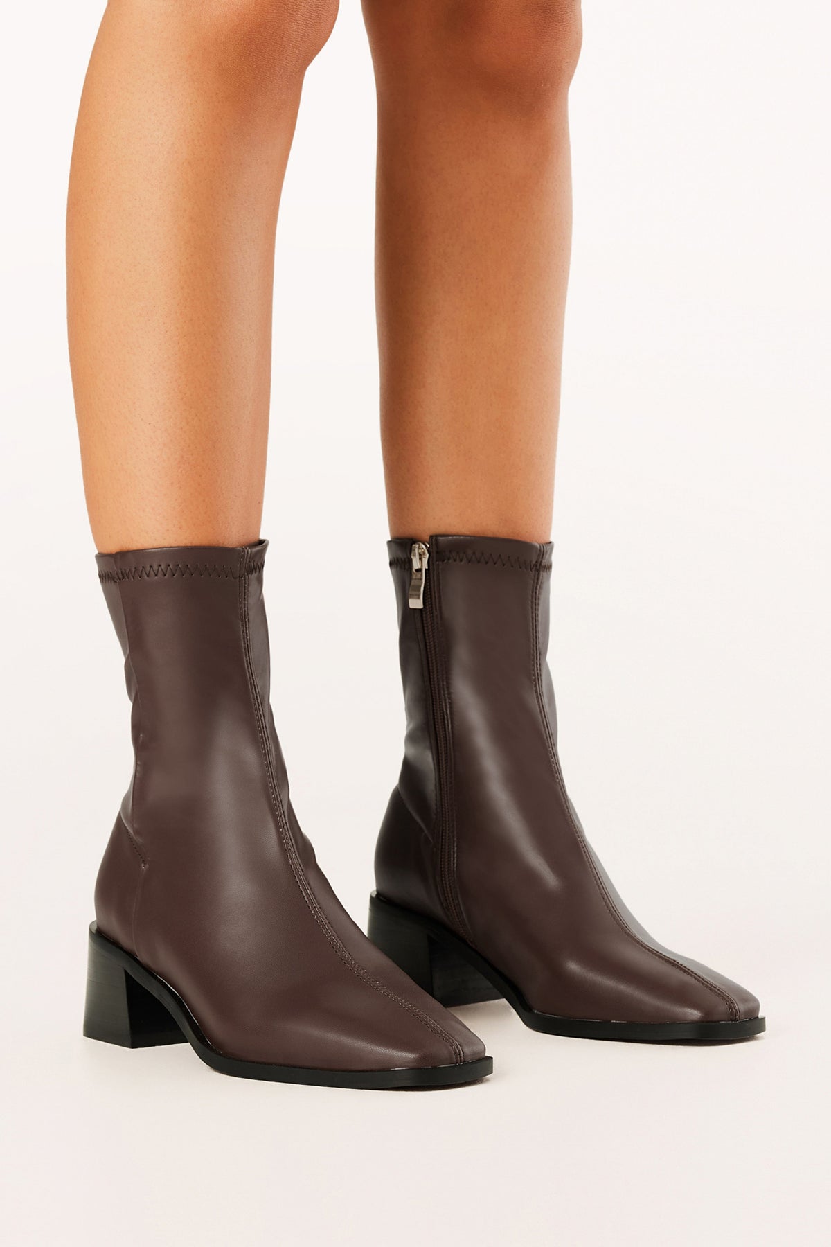 Chihiro Booties in Hickory – view 1 of 3