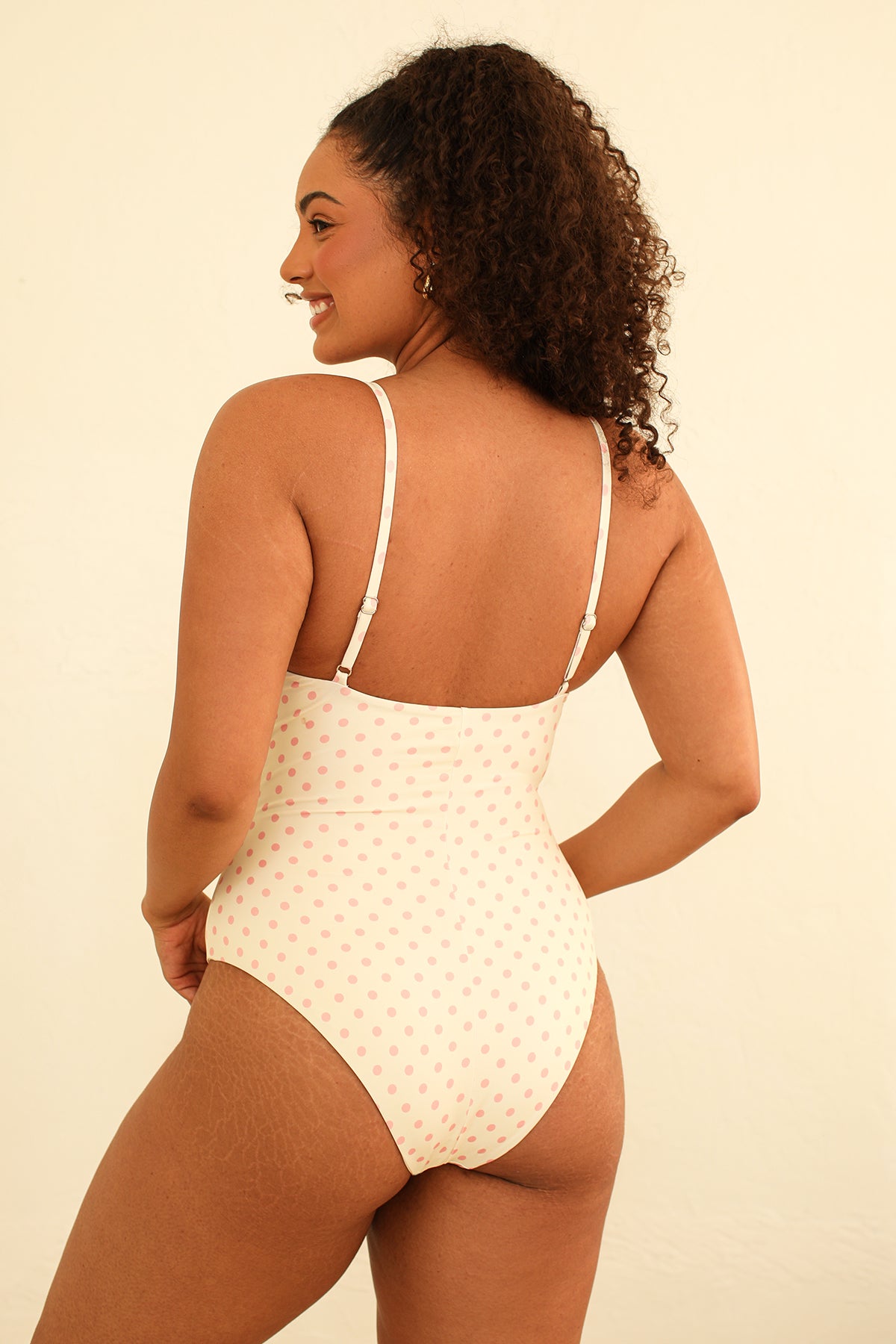 Bliss One Piece in Dotted Pink – view 2 of 4