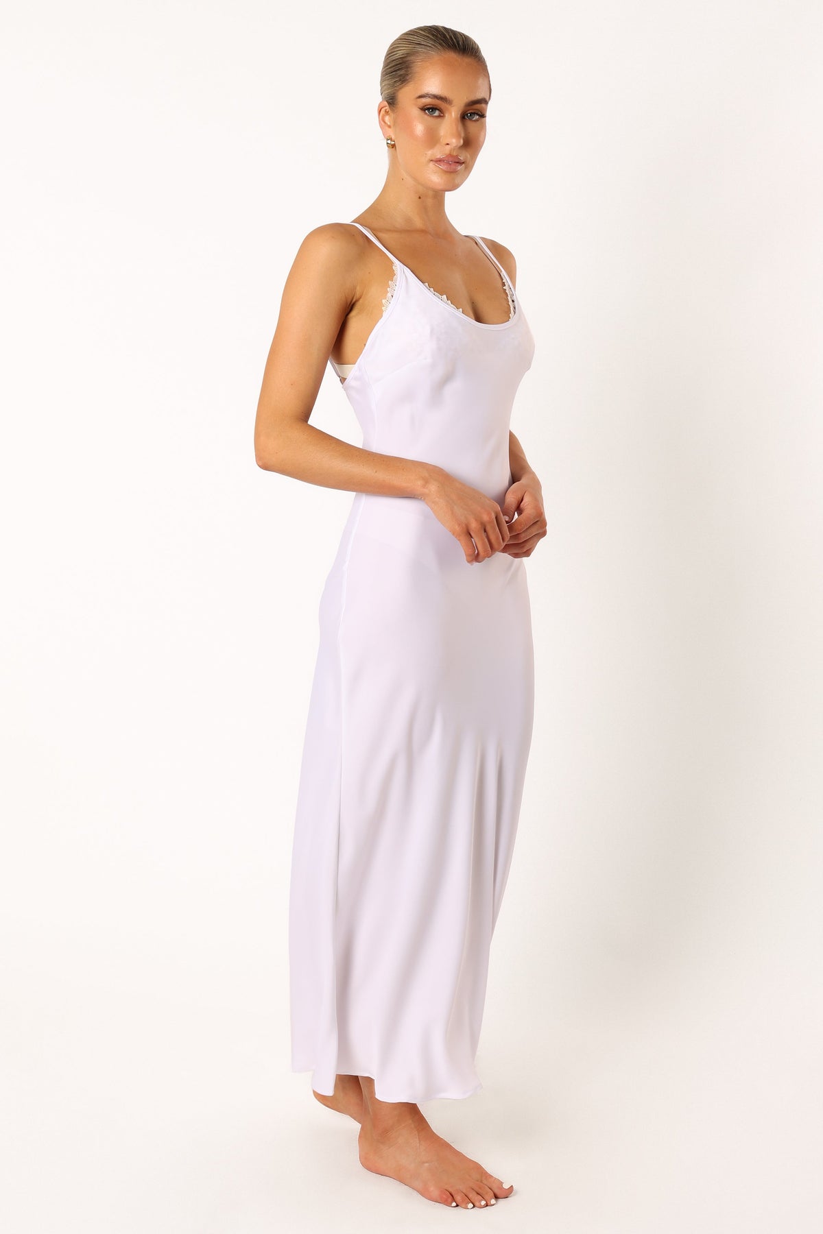 Neroli Maxi Slip in Ivory – view 5 of 7