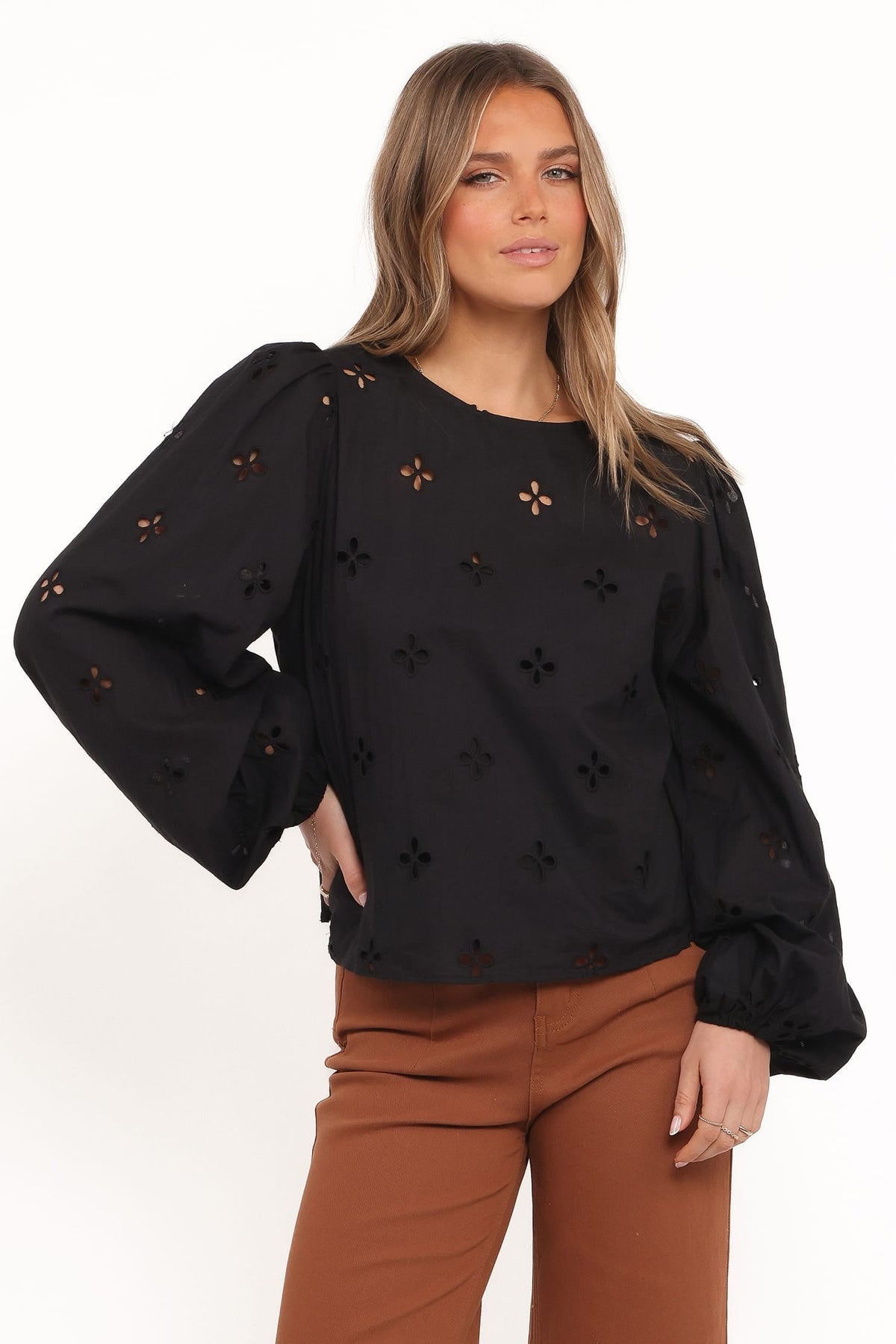 Aggie Blouse in Black – view 2 of 8