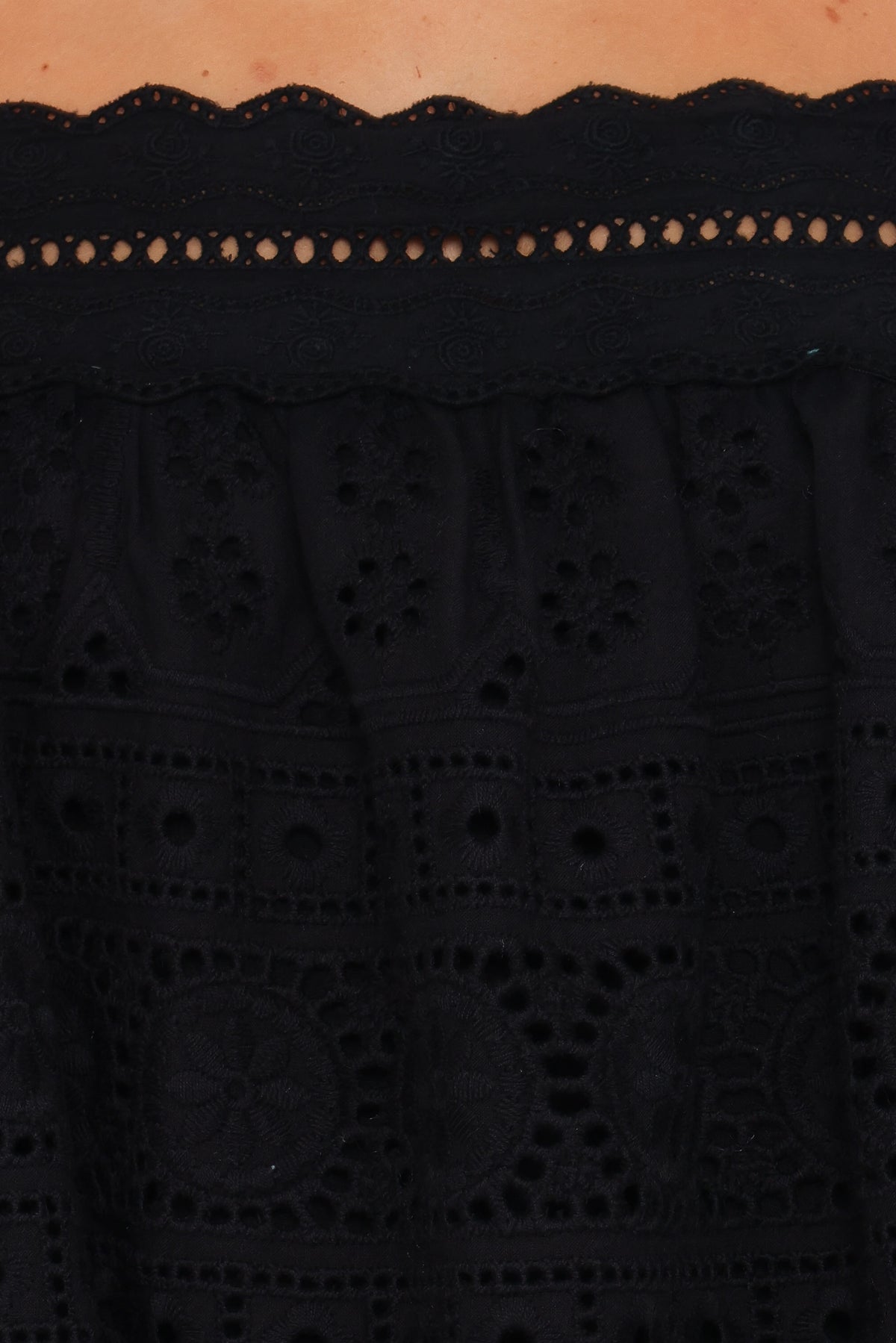Aideen Eyelet Top in Black – view 6 of 6