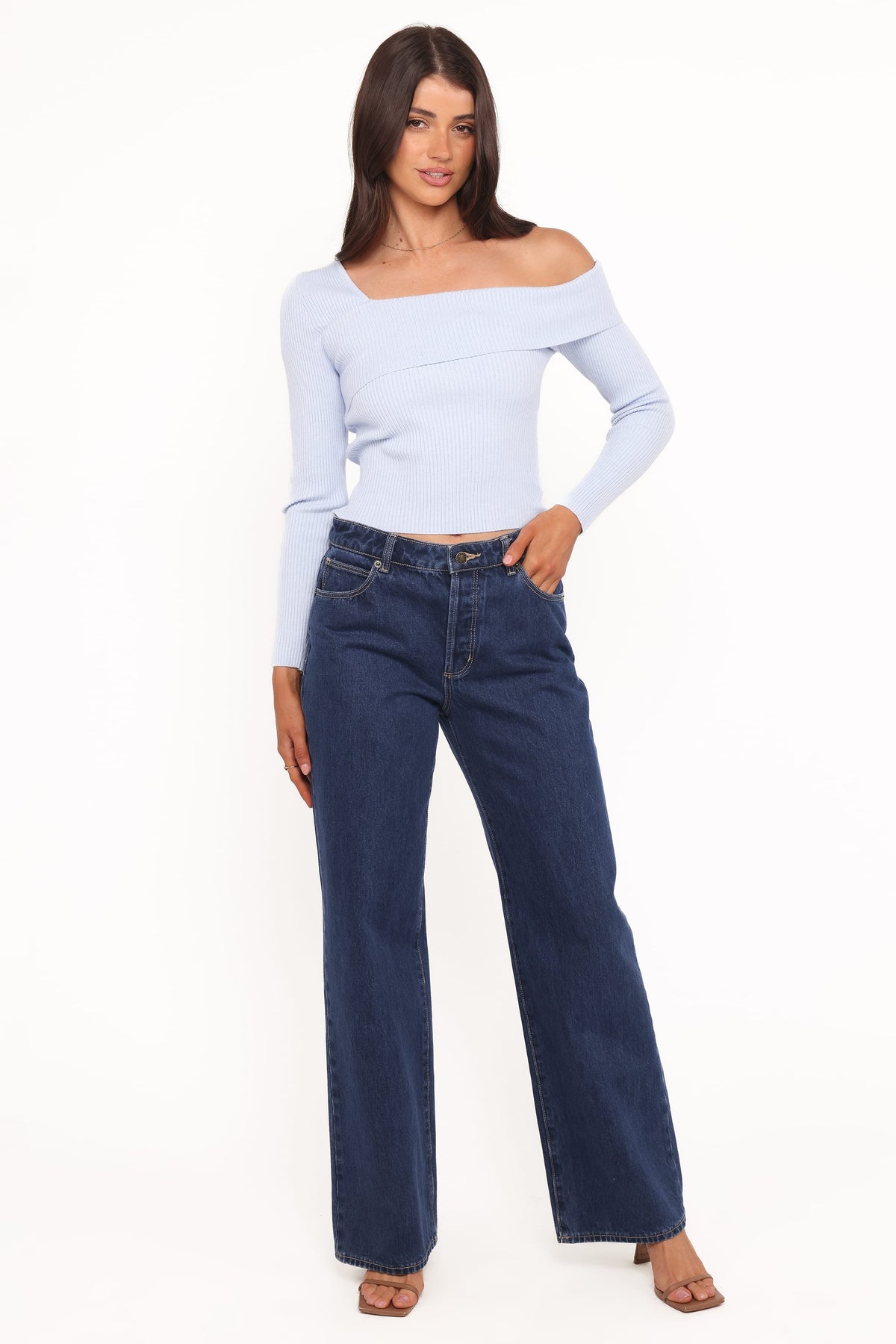 Aleena Knit Top in Light Blue – view 4 of 6