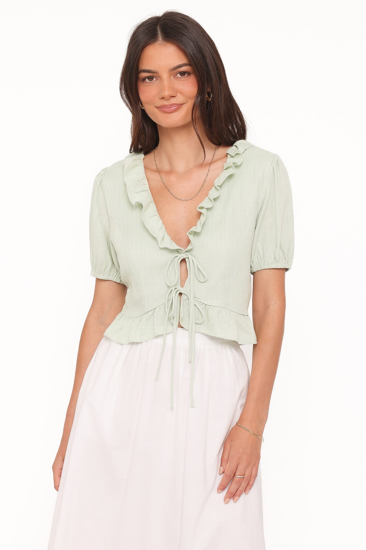 Andra Top in Sage – view 5 of 6