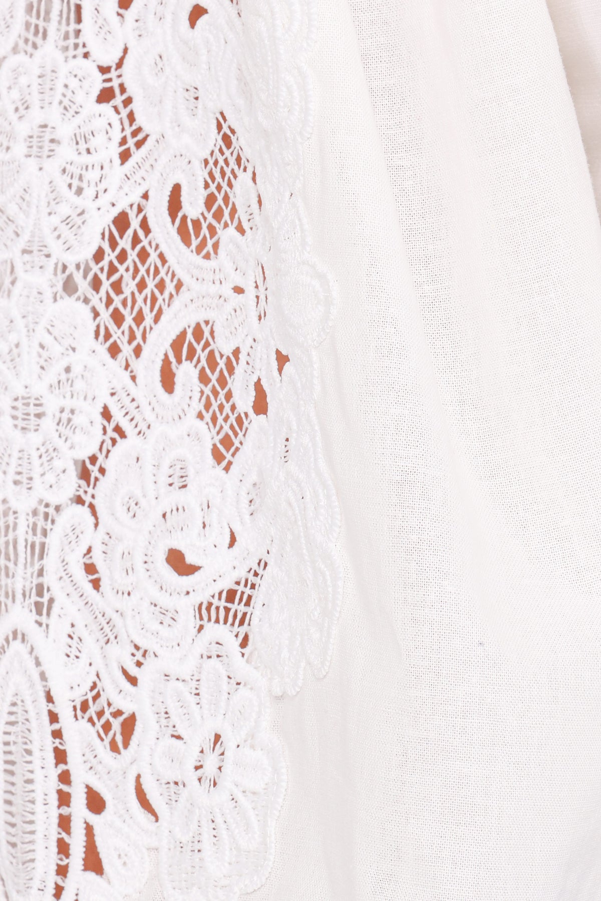 Angelica Long Sleeve Top in White – view 8 of 8